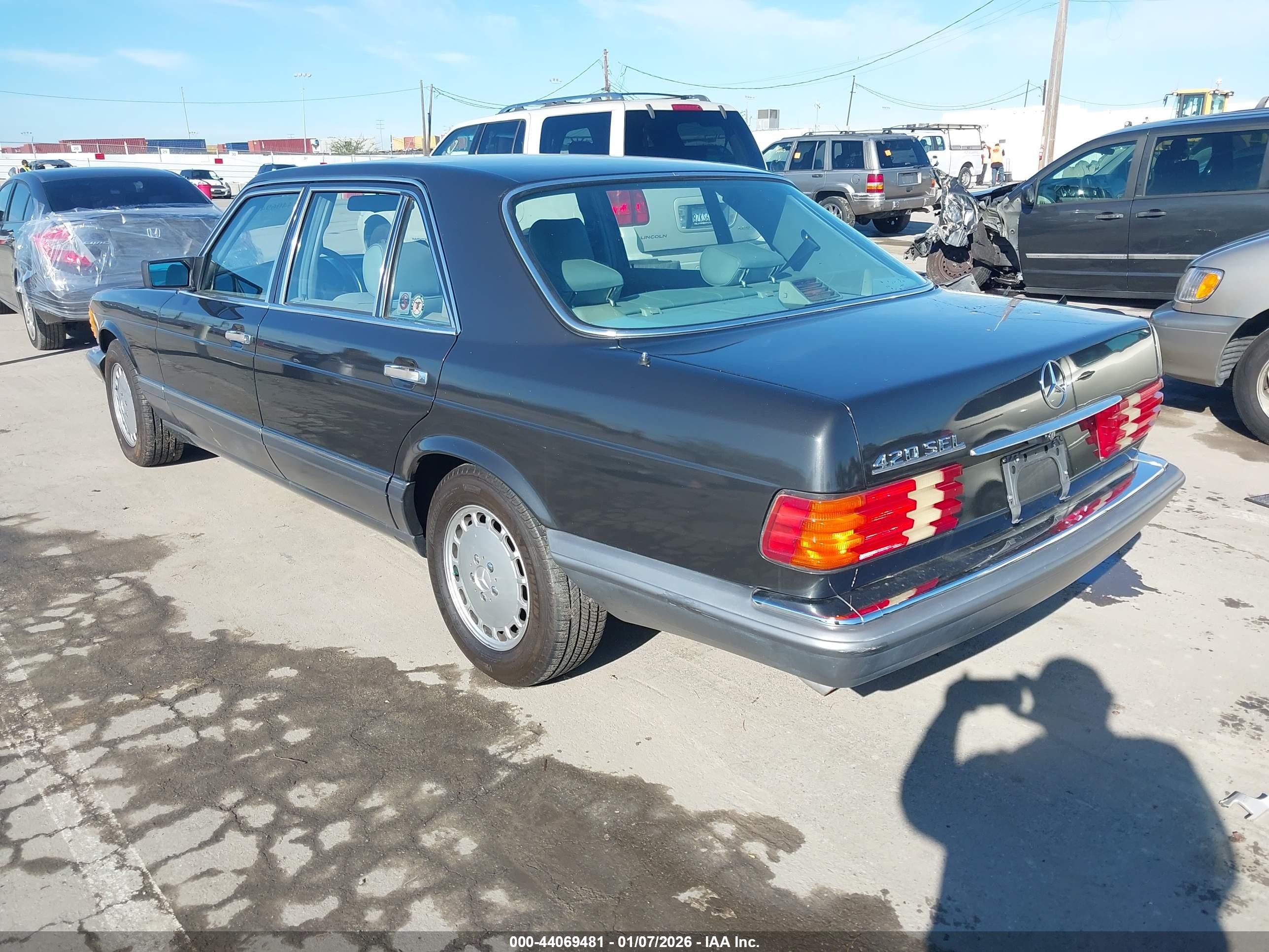 1989 Mercedes-benz 420 Sel Gray vin: WDBCA35EOKA487955
