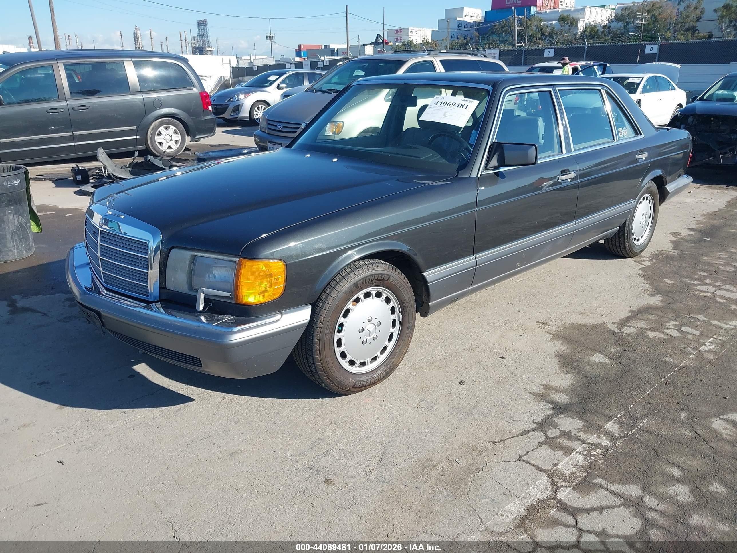1989 Mercedes-benz 420 Sel Gray vin: WDBCA35EOKA487955