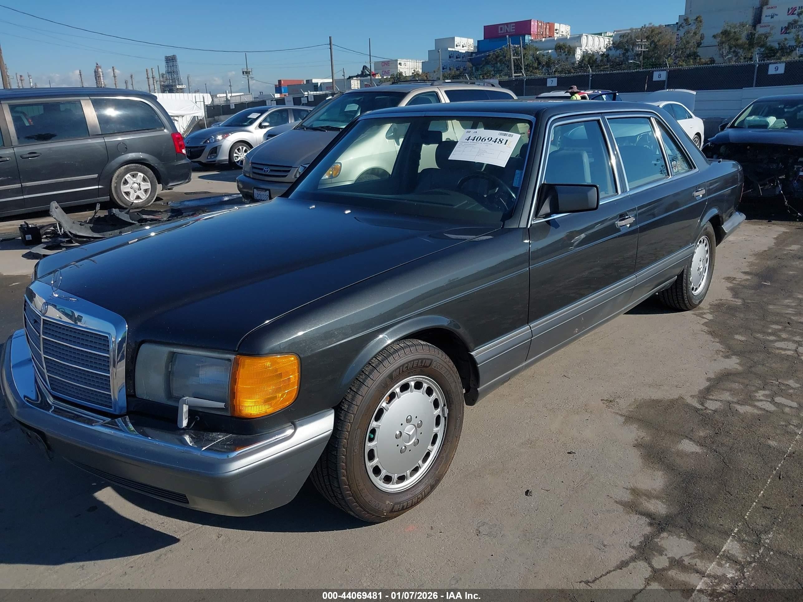 1989 Mercedes-benz 420 Sel Gray vin: WDBCA35EOKA487955
