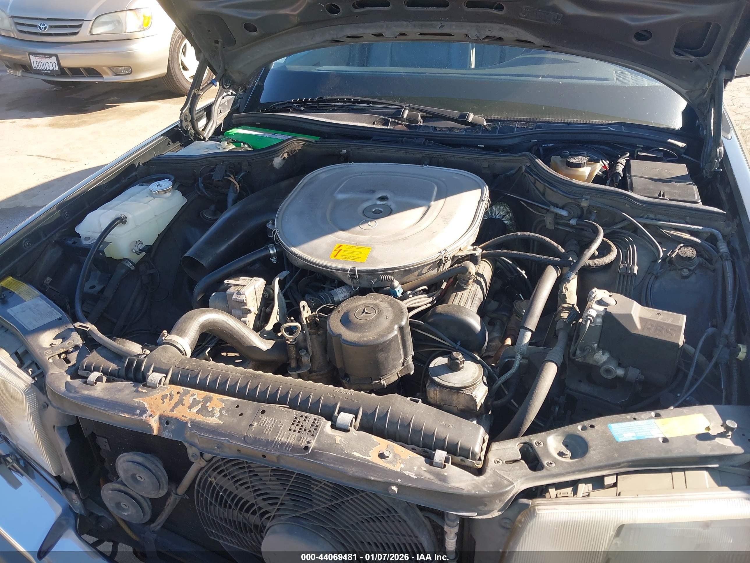 1989 Mercedes-benz 420 Sel Gray vin: WDBCA35EOKA487955