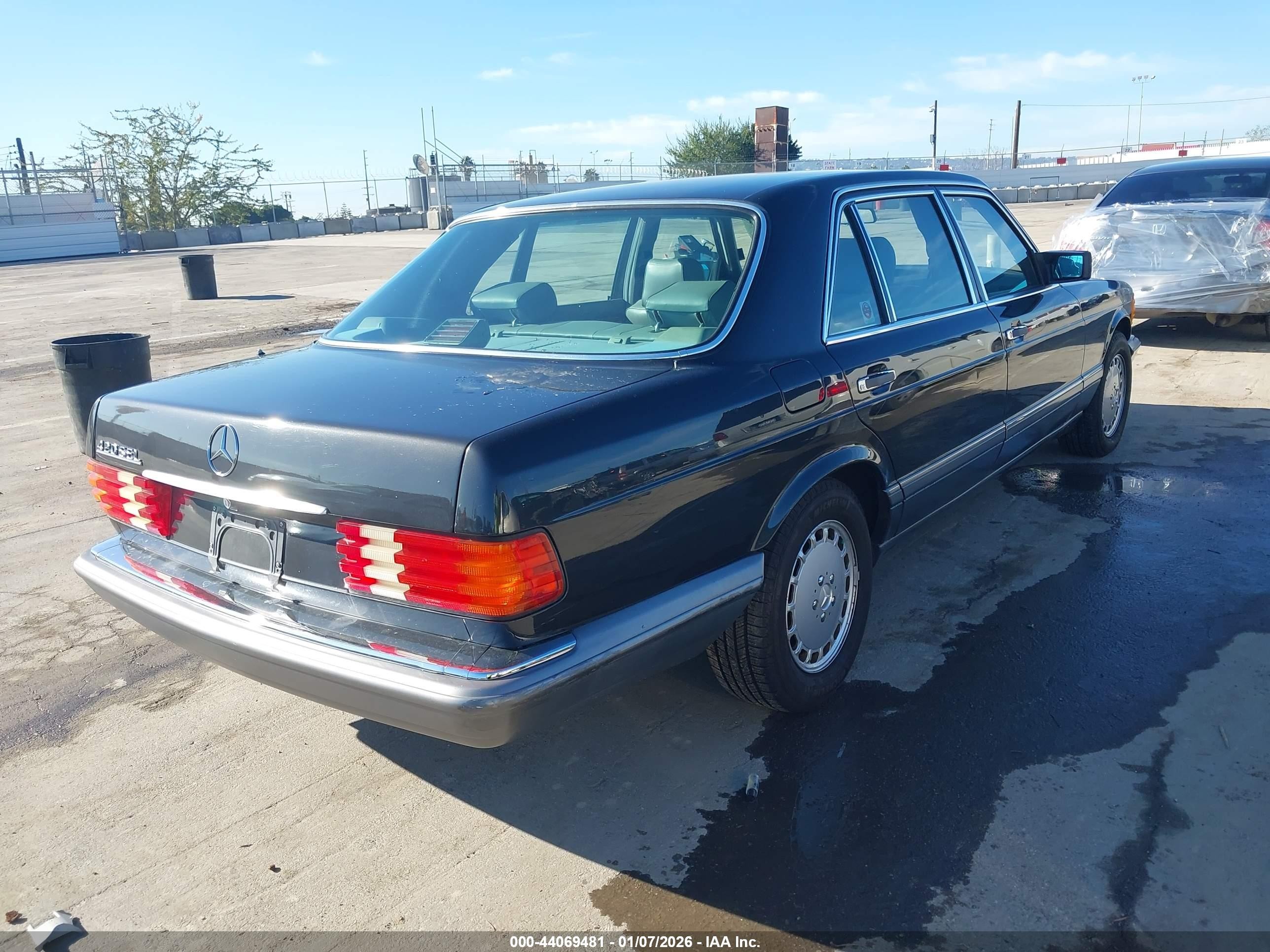 1989 Mercedes-benz 420 Sel Gray vin: WDBCA35EOKA487955