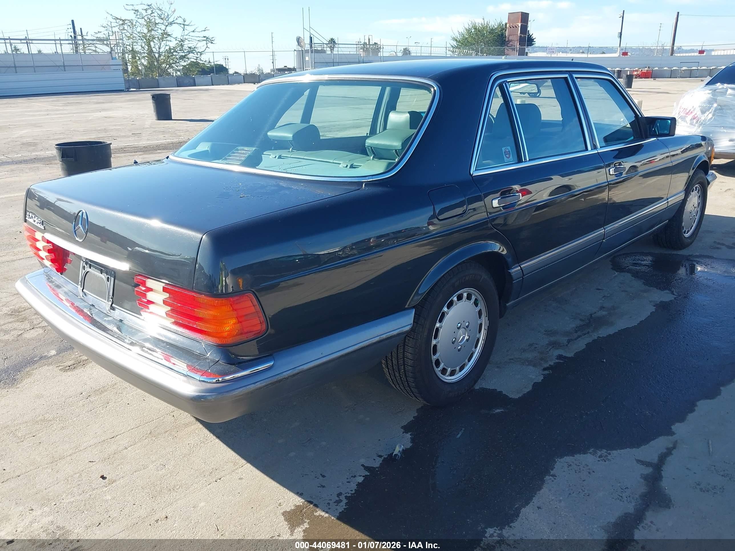1989 Mercedes-benz 420 Sel Gray vin: WDBCA35EOKA487955
