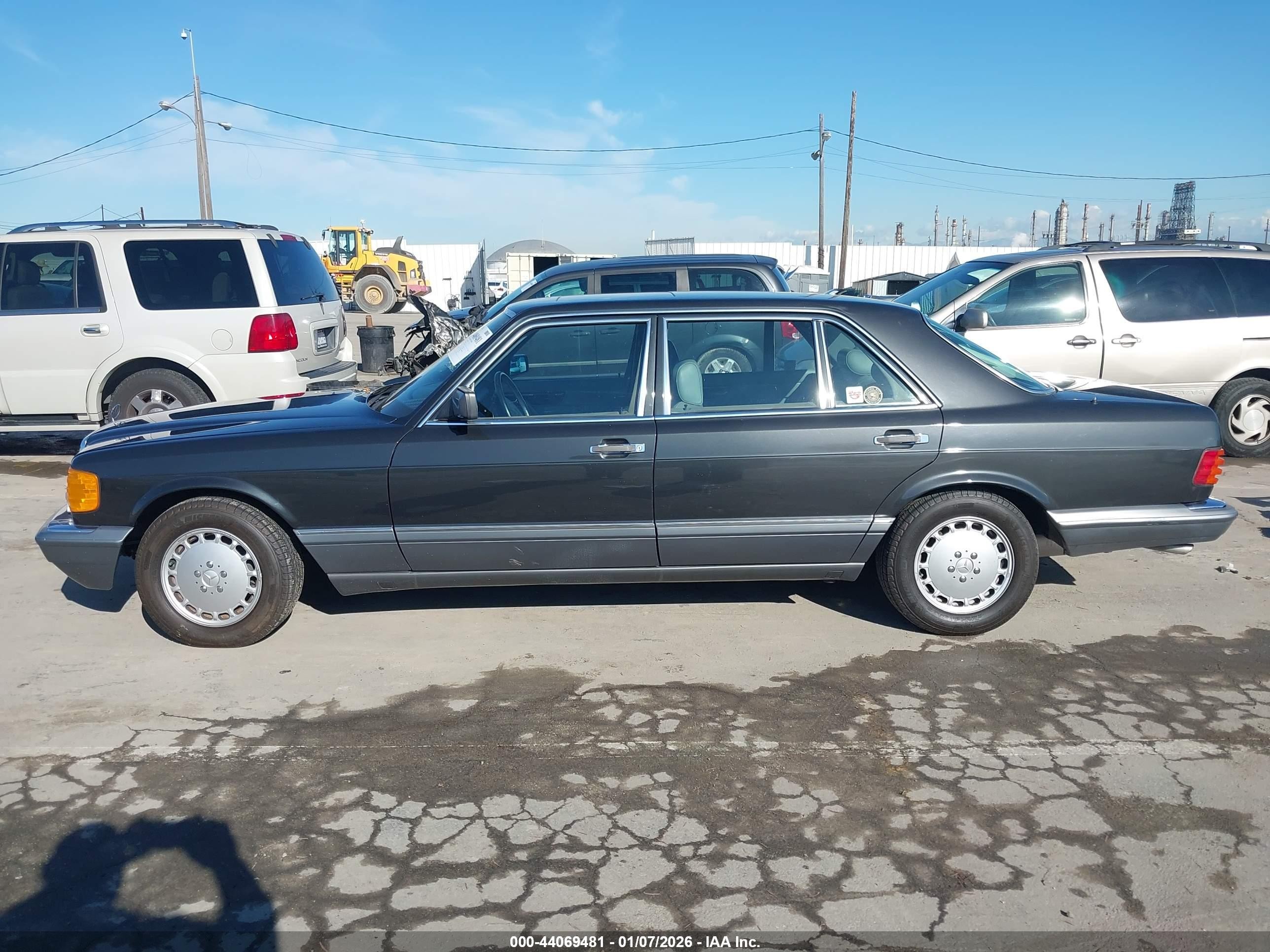 1989 Mercedes-benz 420 Sel Gray vin: WDBCA35EOKA487955