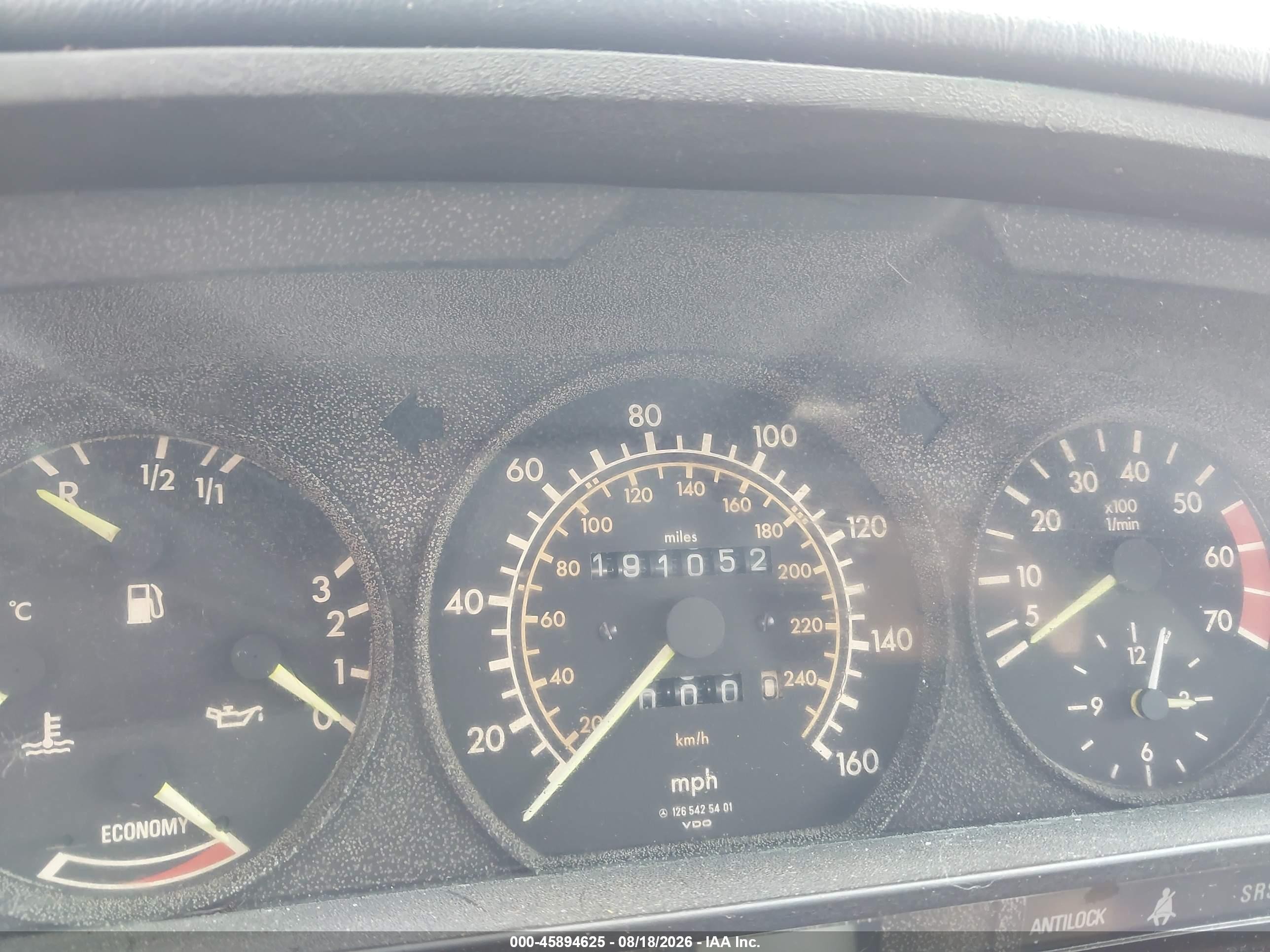 1985 Mercedes-benz 500 Sel Silver vin: WDBCA37D5FA163037