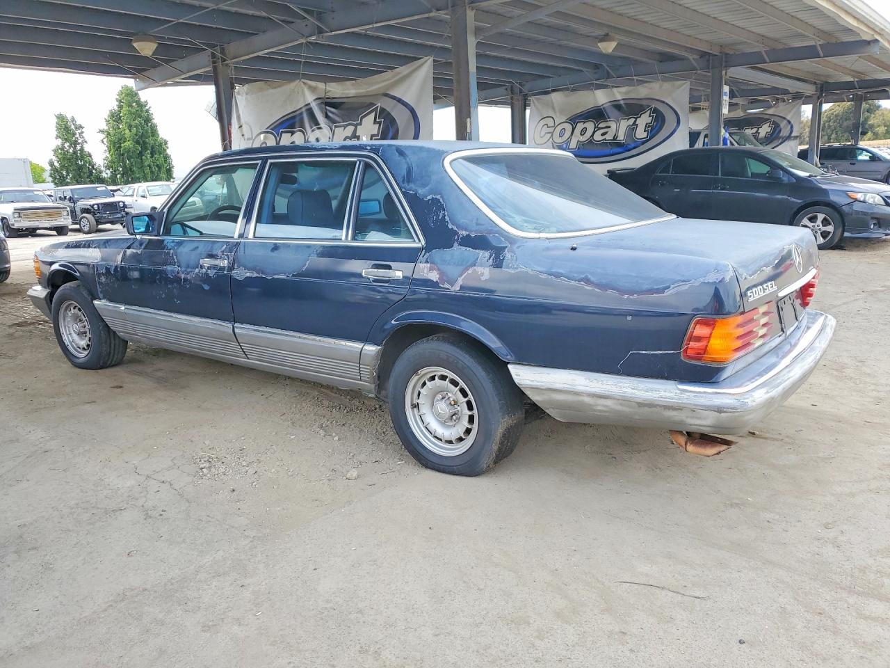 1985 Mercedes-benz 500 Sel Blue vin: WDBCA37D7FA180969