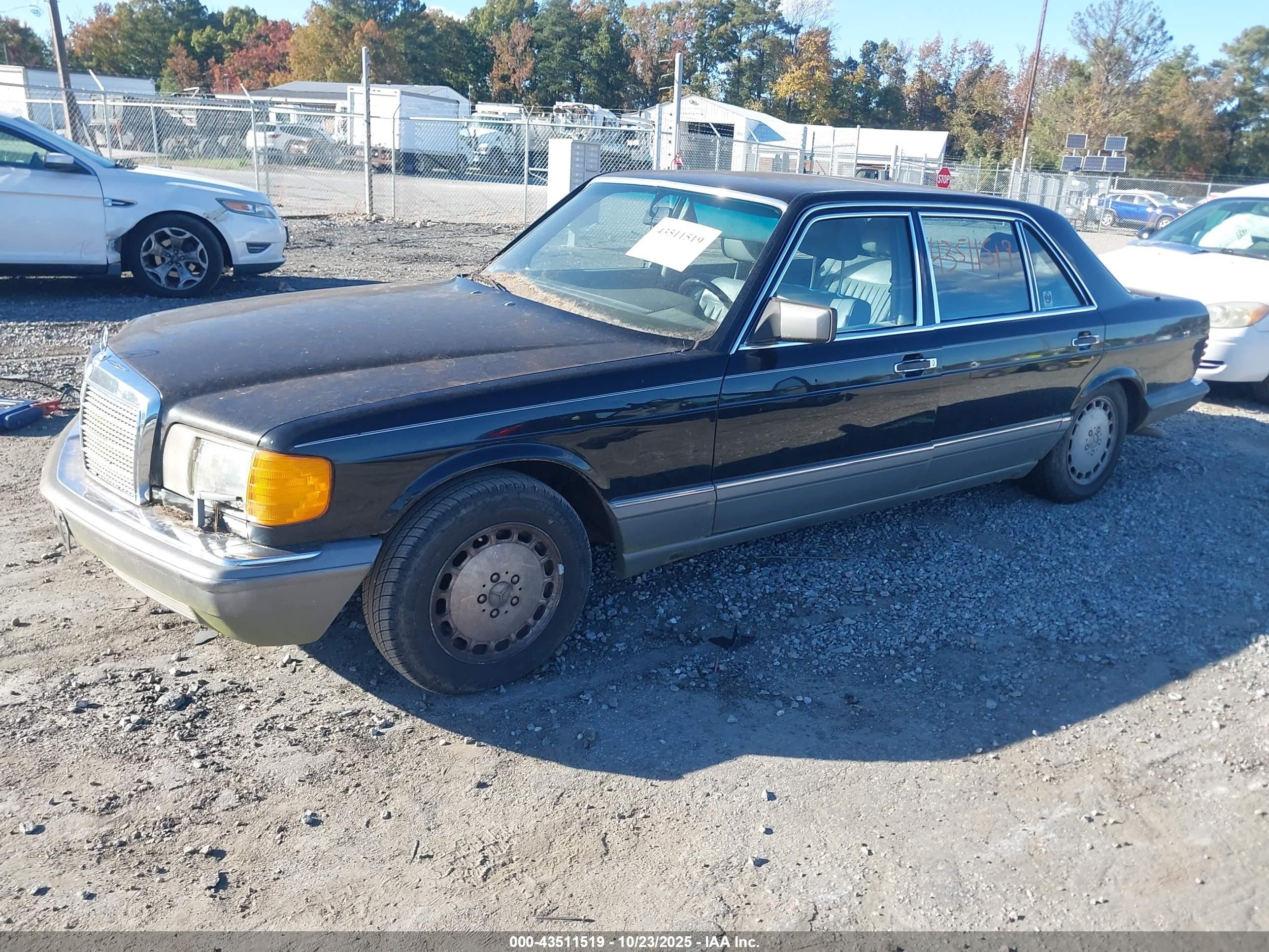1988 Mercedes-benz 560 Sel Black vin: WDBCA39D0JA385295