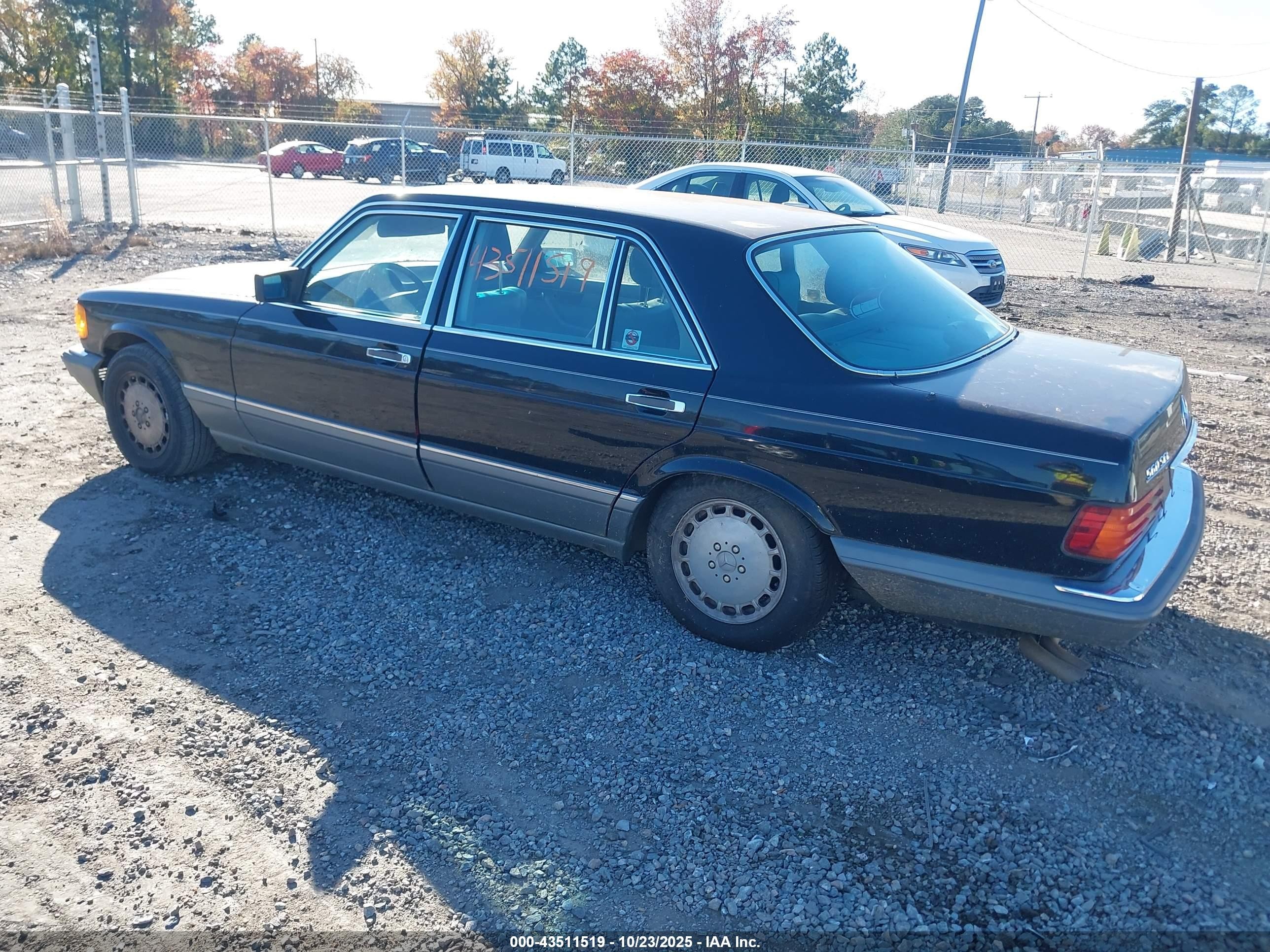1988 Mercedes-benz 560 Sel Black vin: WDBCA39D0JA385295