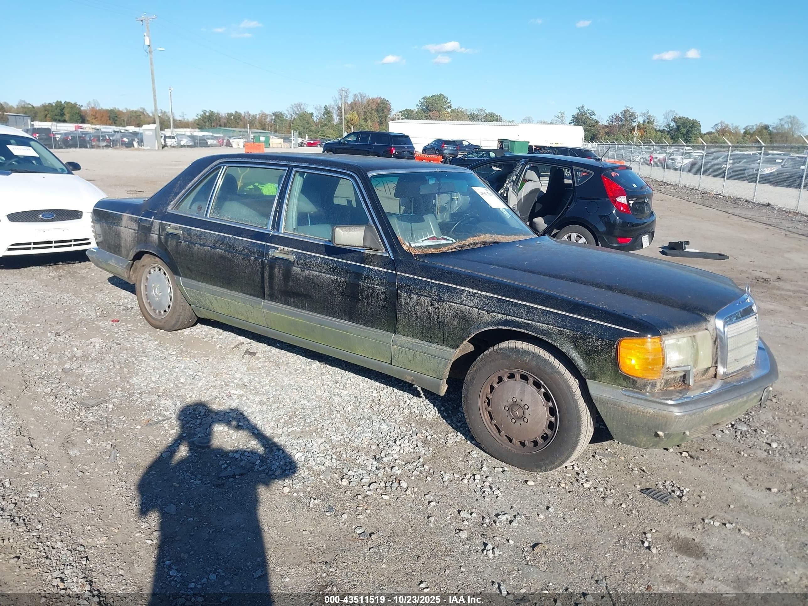 1988 Mercedes-benz 560 Sel Black vin: WDBCA39D0JA385295
