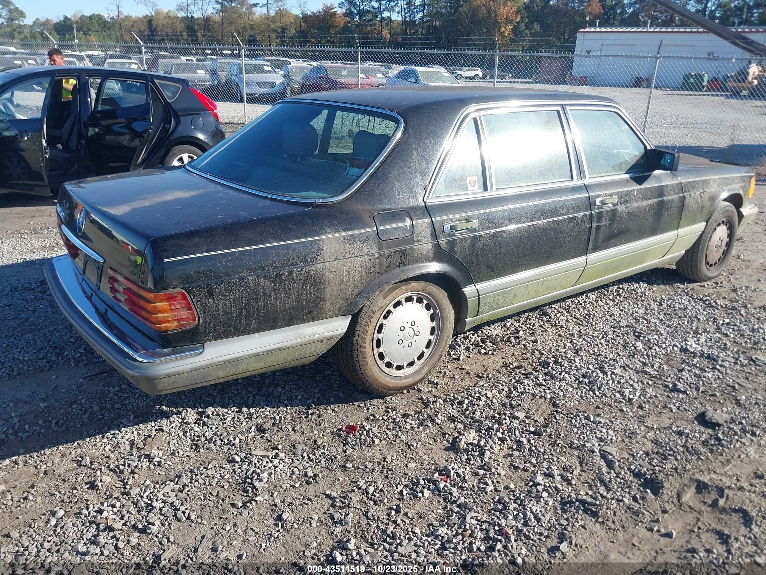 1988 Mercedes-benz 560 Sel Black vin: WDBCA39D0JA385295