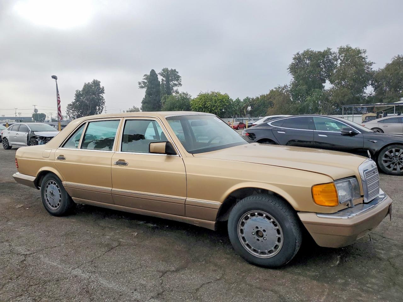 1986 Mercedes-benz 560 Sel Gold vin: WDBCA39D2GA249775