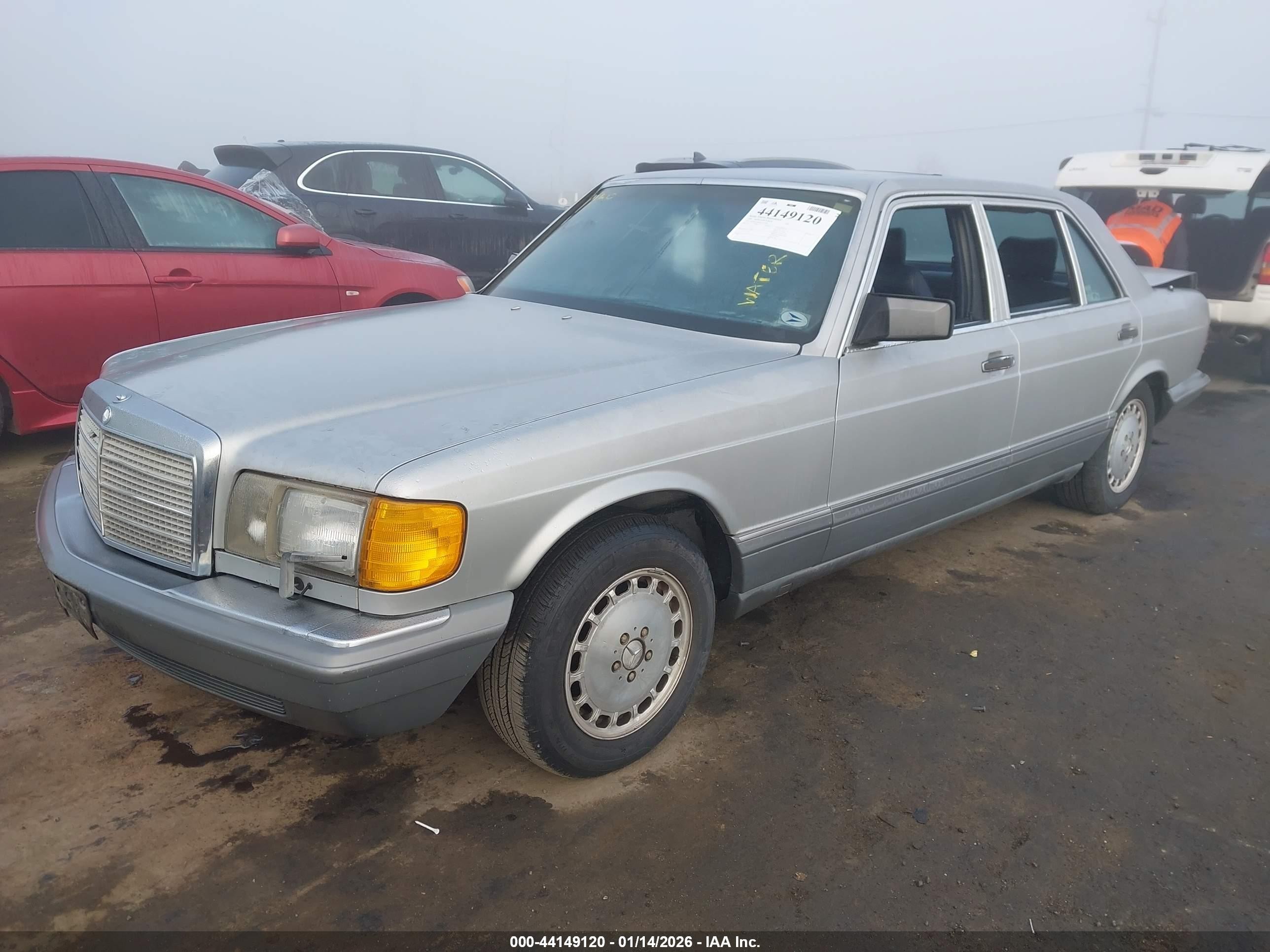 1986 Mercedes-benz 560 Sel Gray vin: WDBCA39D2GA265703