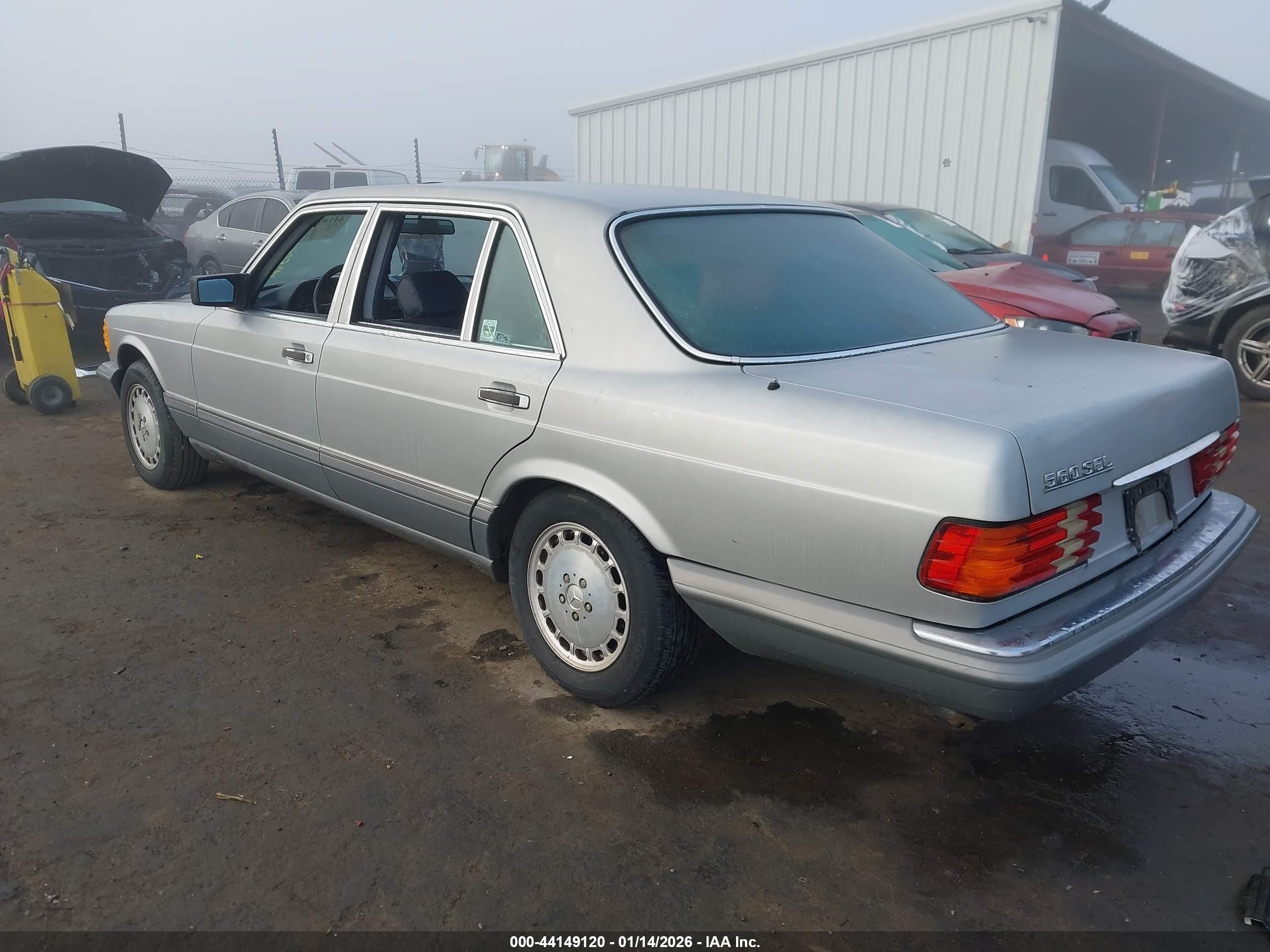 1986 Mercedes-benz 560 Sel Gray vin: WDBCA39D2GA265703