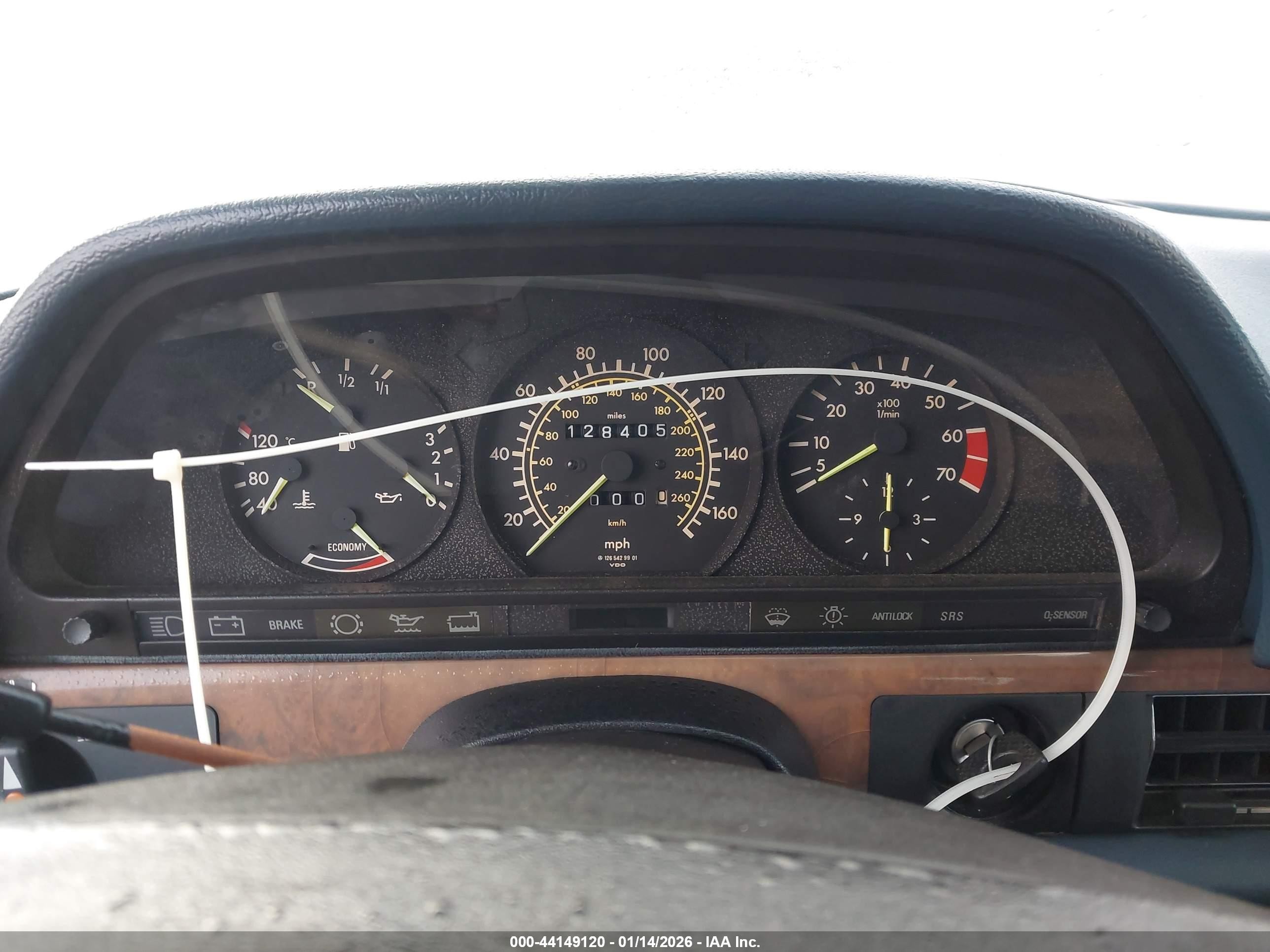 1986 Mercedes-benz 560 Sel Gray vin: WDBCA39D2GA265703