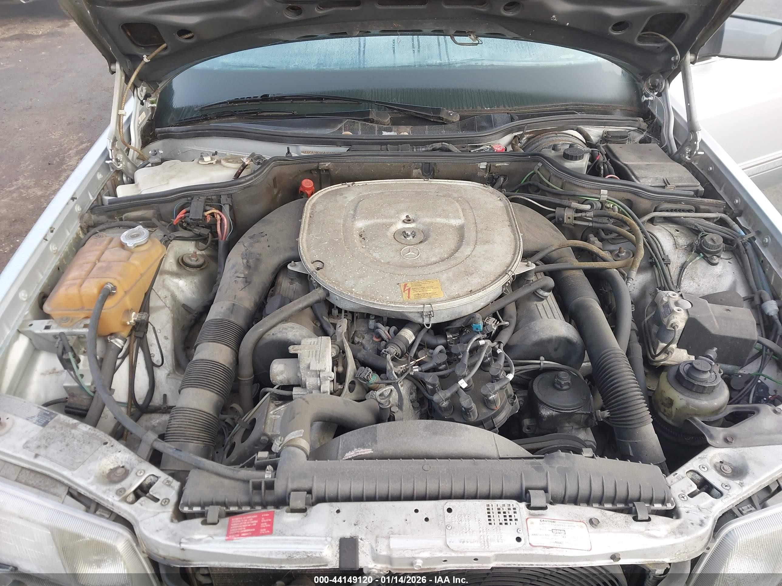 1986 Mercedes-benz 560 Sel Gray vin: WDBCA39D2GA265703