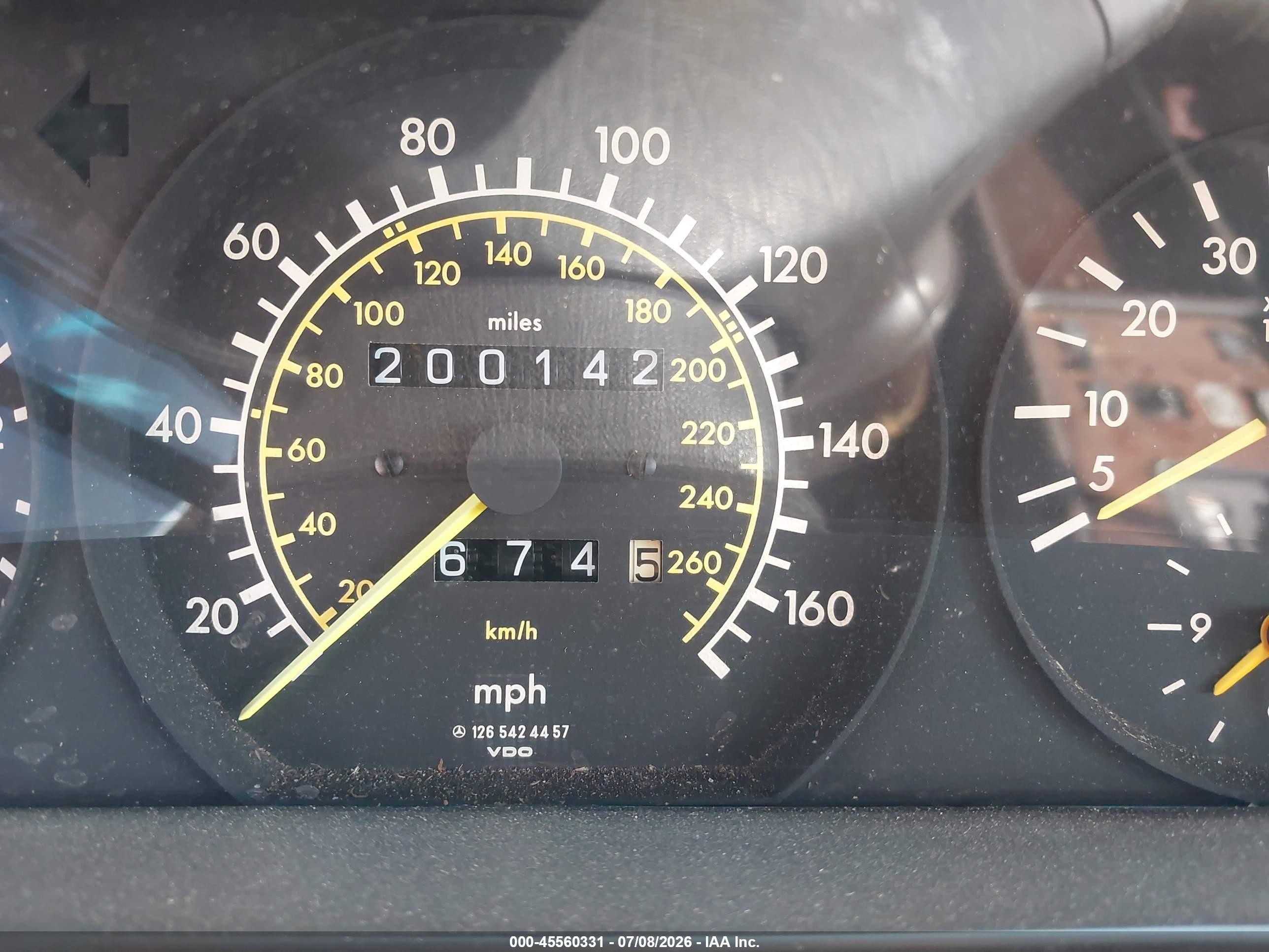 1987 Mercedes-benz 560 Sel Gold vin: WDBCA39D3HA348316