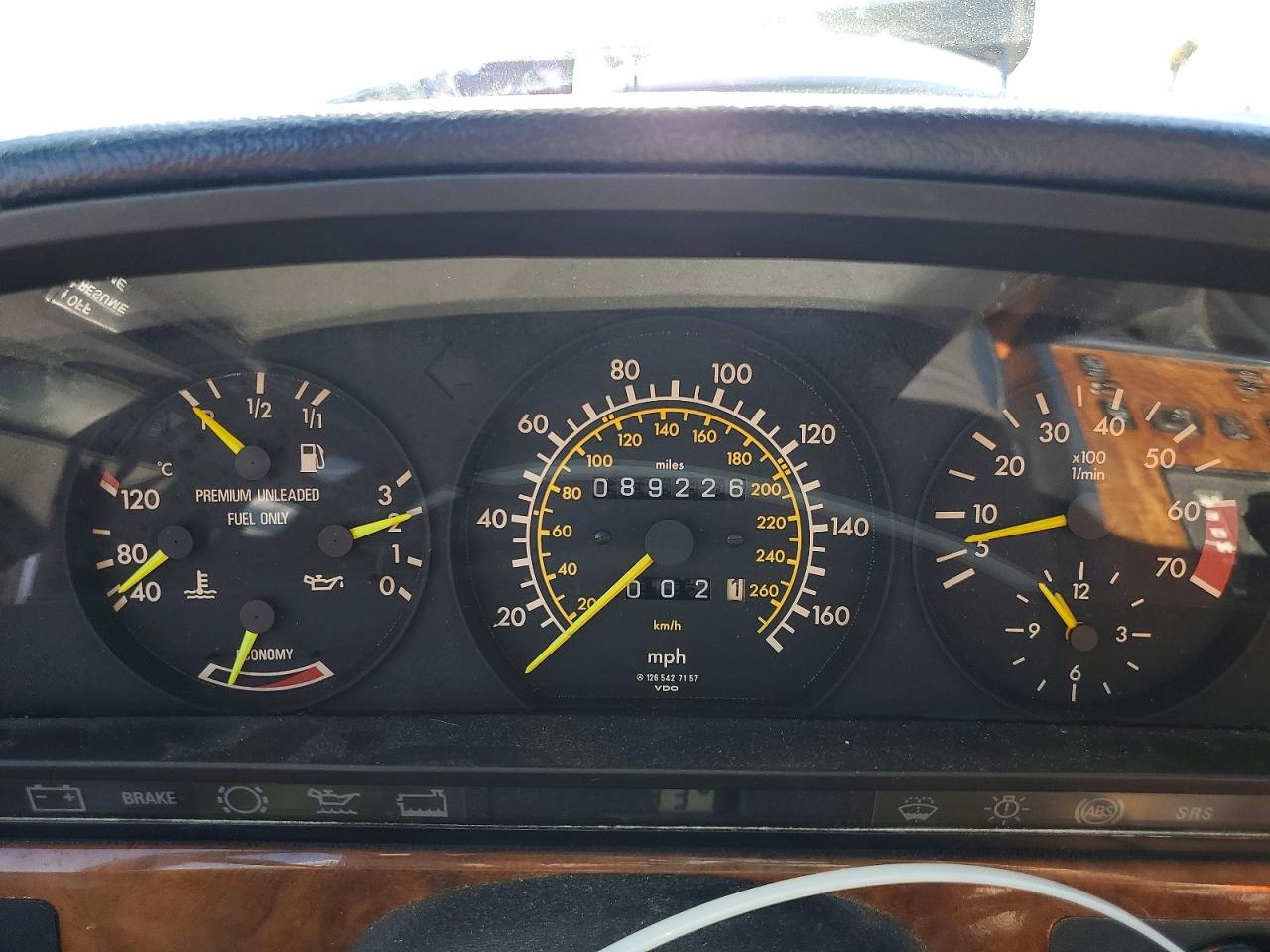 1988 Mercedes-benz 560 Sel Синий vin: WDBCA39D4JA394579