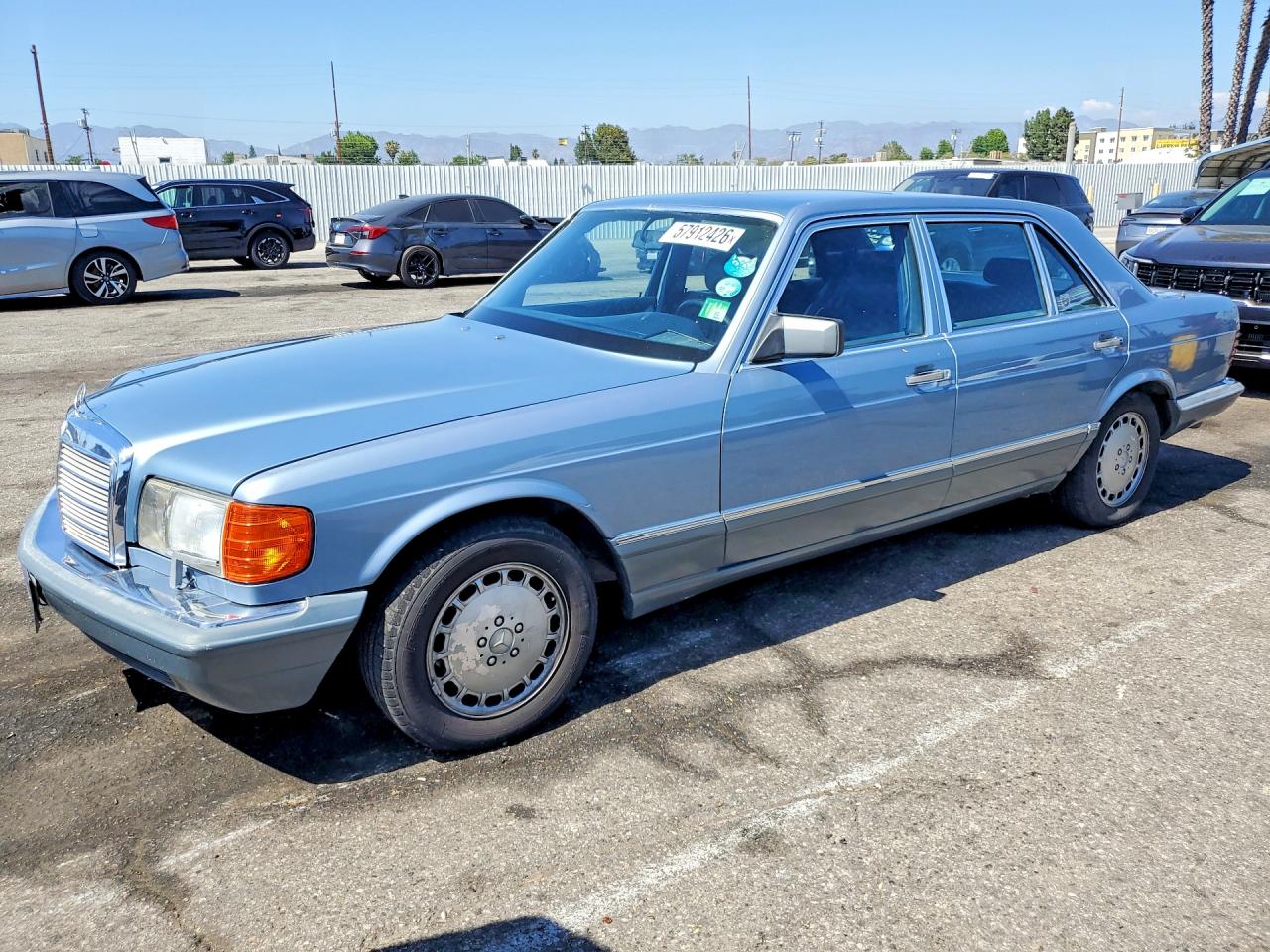 1988 Mercedes-benz 560 Sel Синий vin: WDBCA39D4JA394579