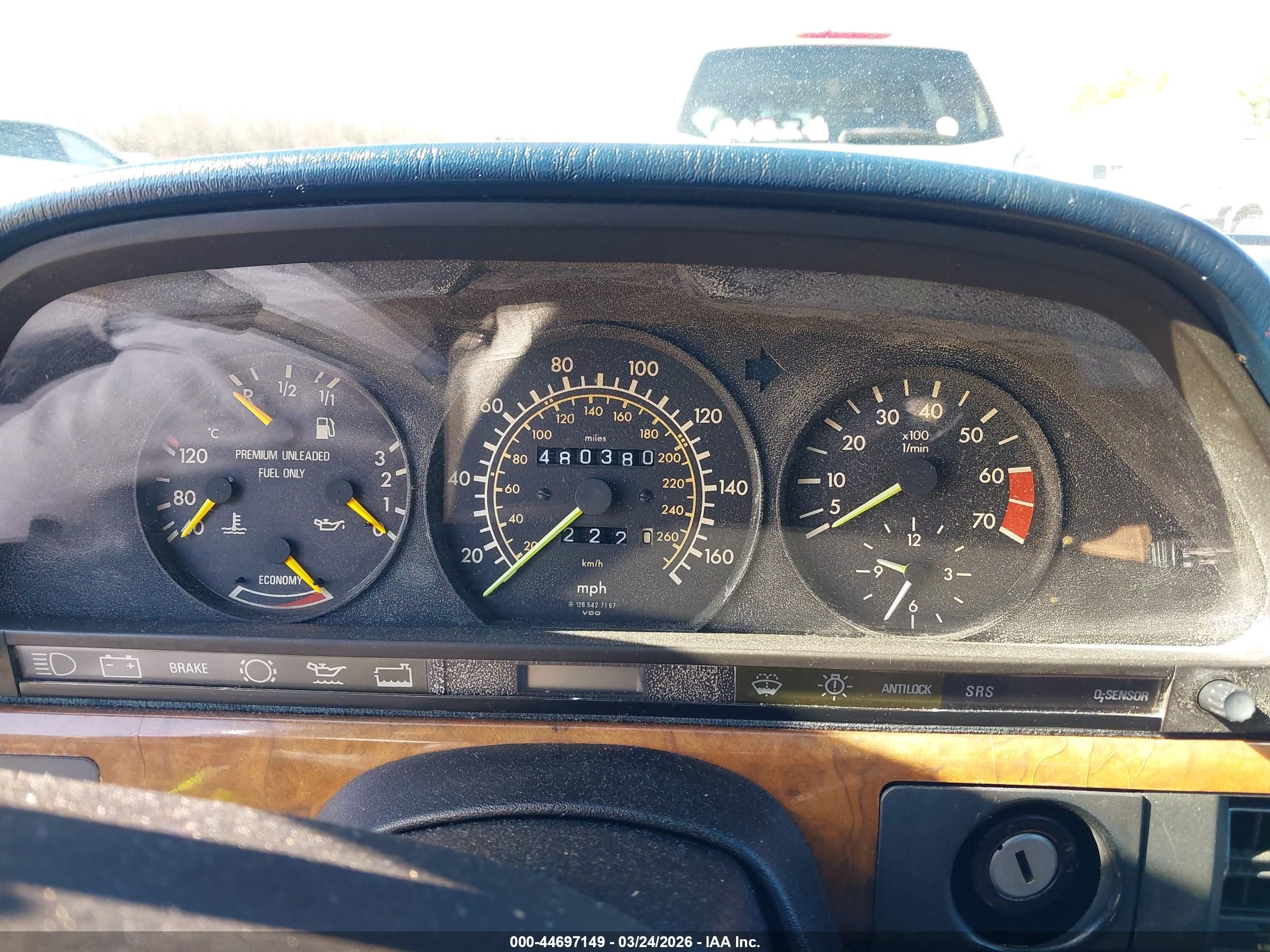 1988 Mercedes-benz 560 Sel Silver vin: WDBCA39D4JA410148