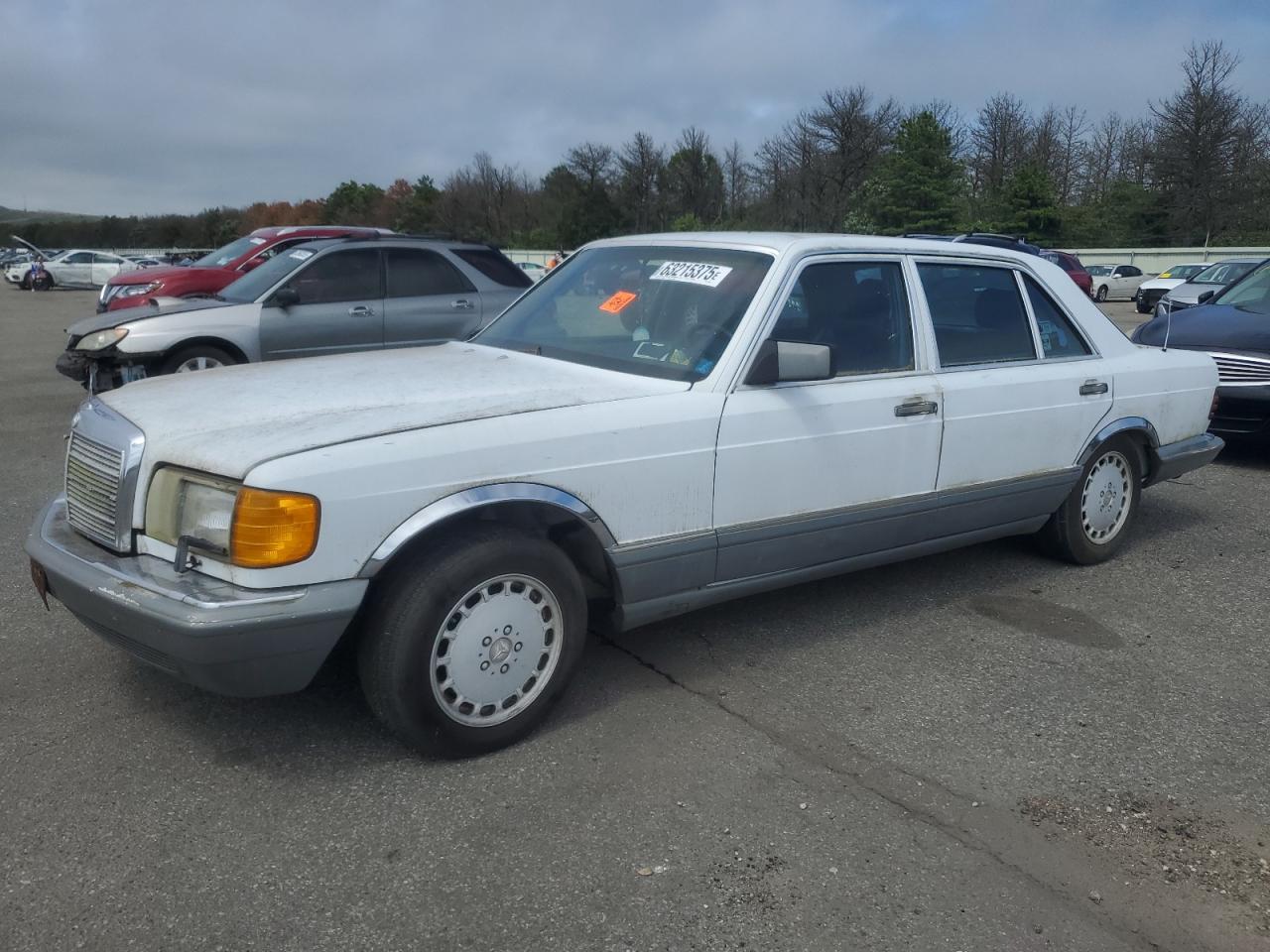 1986 Mercedes-benz 560 Sel White vin: WDBCA39D6GA262237