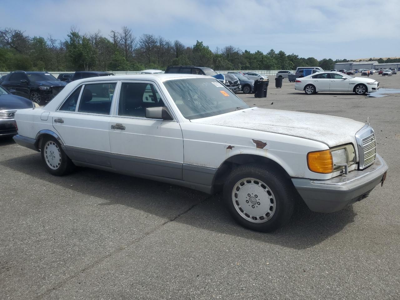 1986 Mercedes-benz 560 Sel White vin: WDBCA39D6GA262237