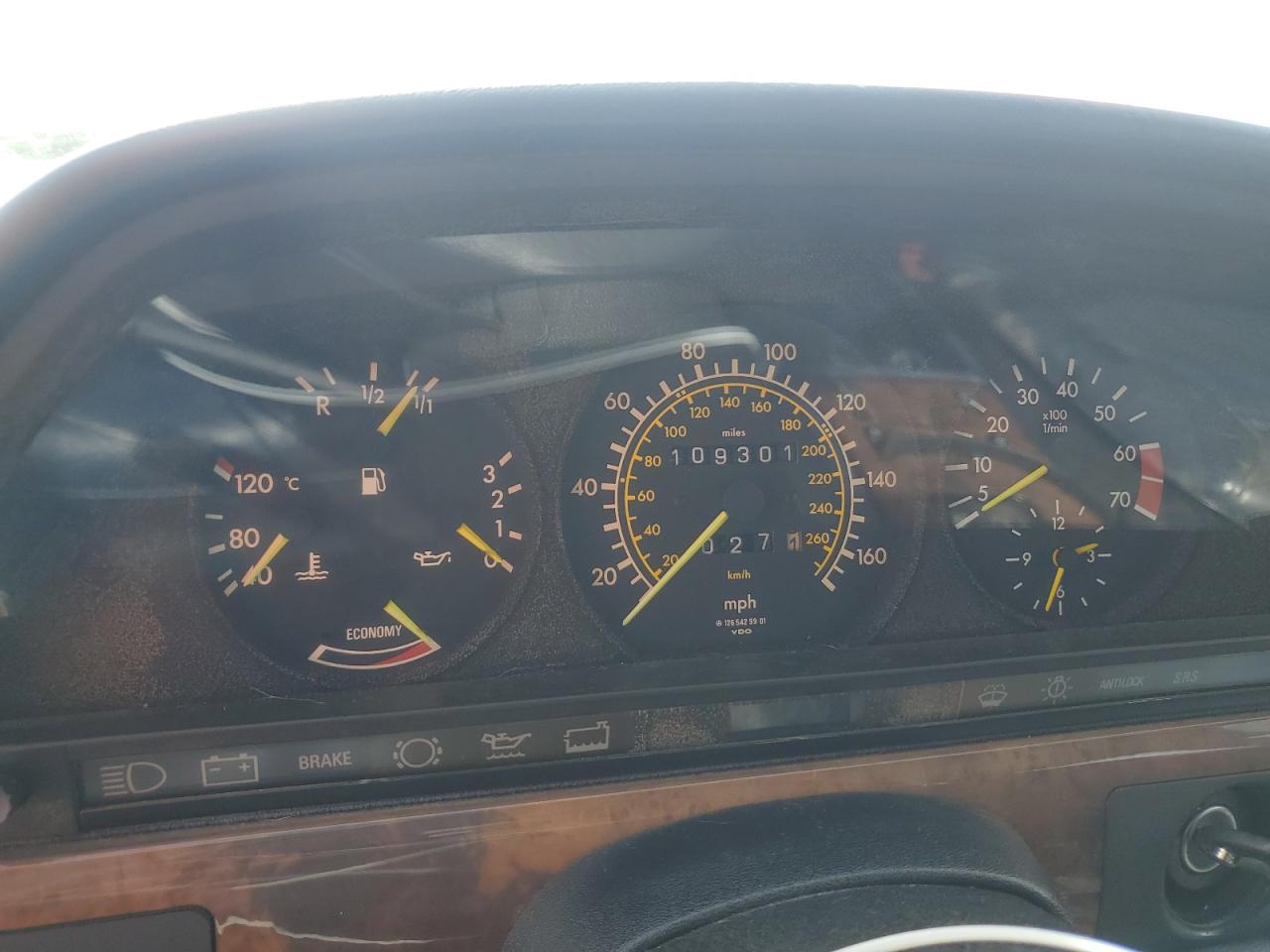 1986 Mercedes-benz 560 Sel White vin: WDBCA39D6GA262237