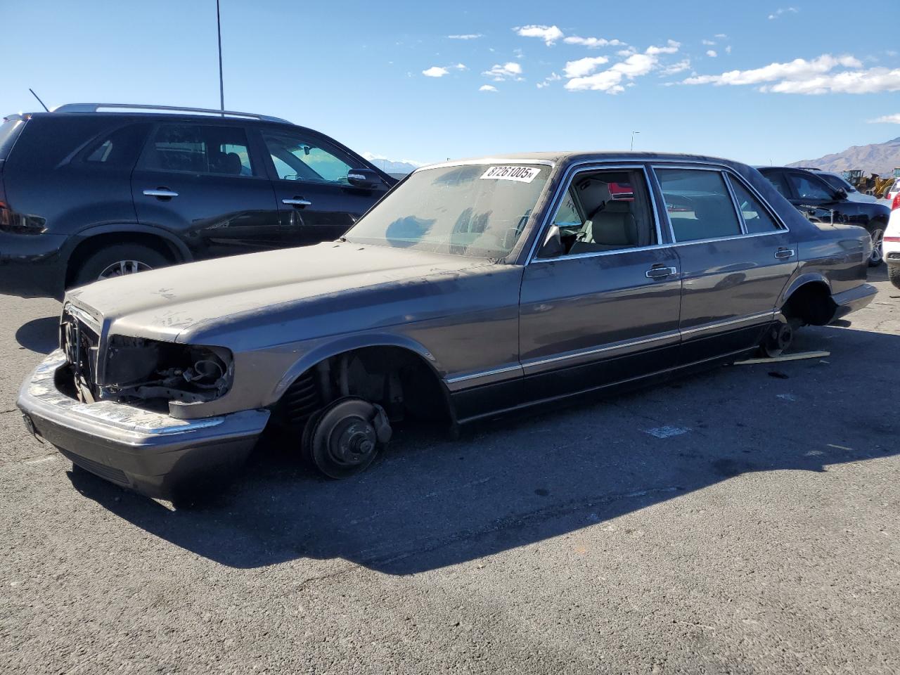 1986 Mercedes-benz 560 Sel Gray vin: WDBCA39D6GA264568