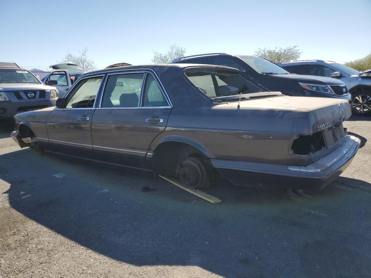 1986 Mercedes-benz 560 Sel Gray vin: WDBCA39D6GA264568