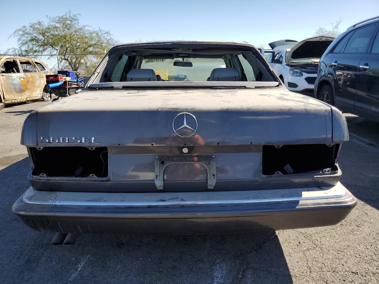 1986 Mercedes-benz 560 Sel Gray vin: WDBCA39D6GA264568