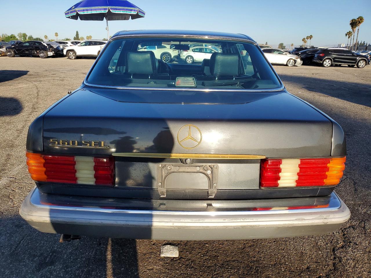 1986 Mercedes-benz 560 Sel Gray vin: WDBCA39D6GA265400