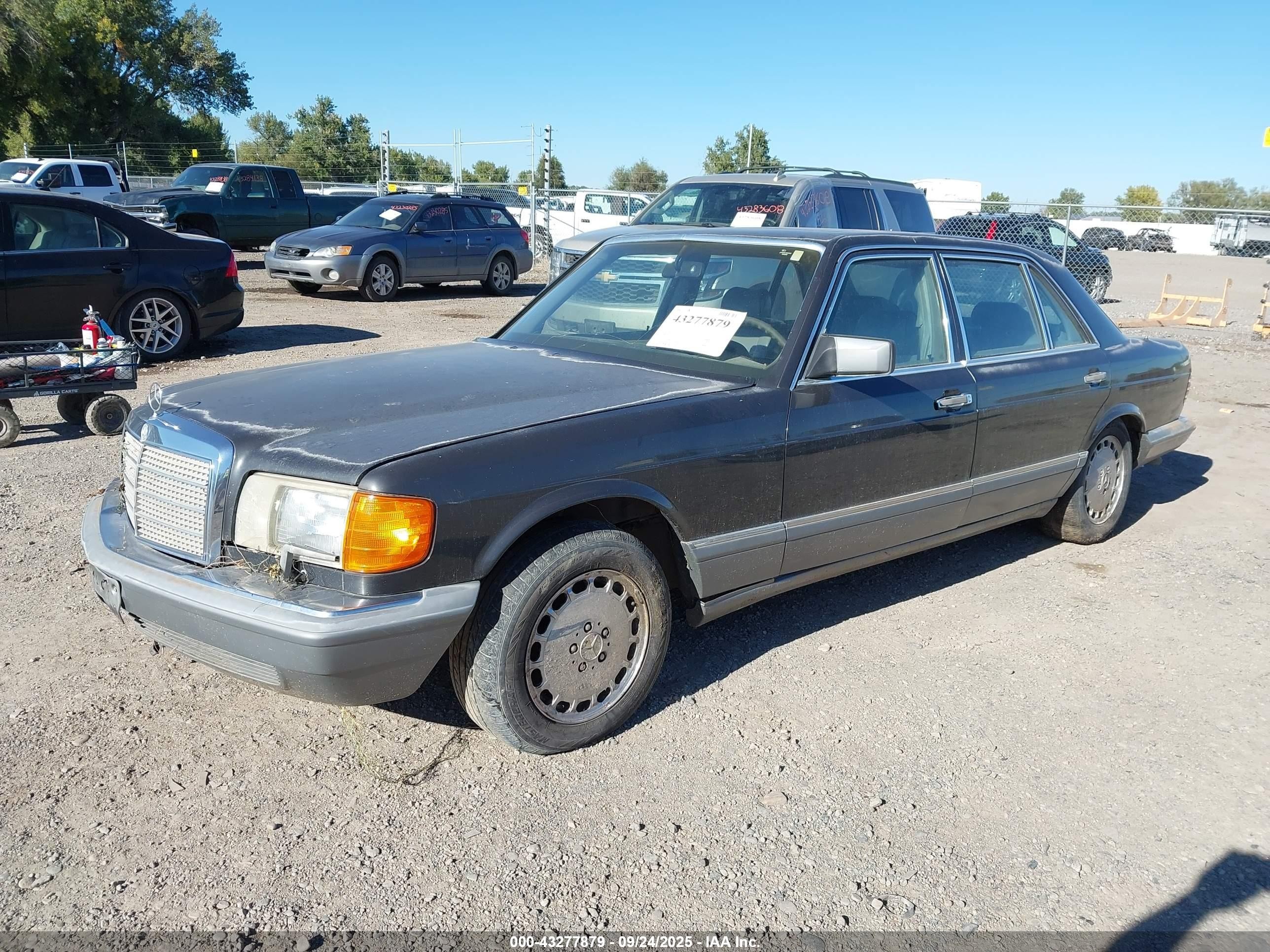 1987 Mercedes-benz 560 Sel Gray vin: WDBCA39D6HA358287