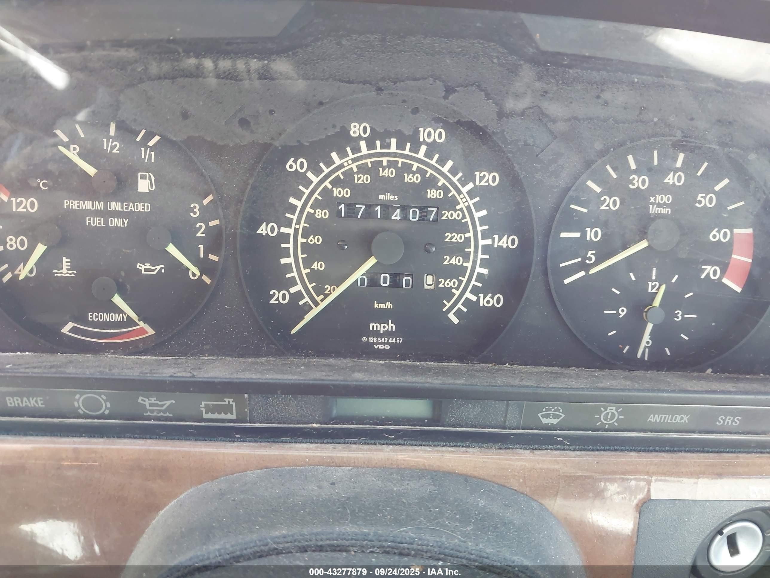 1987 Mercedes-benz 560 Sel Gray vin: WDBCA39D6HA358287