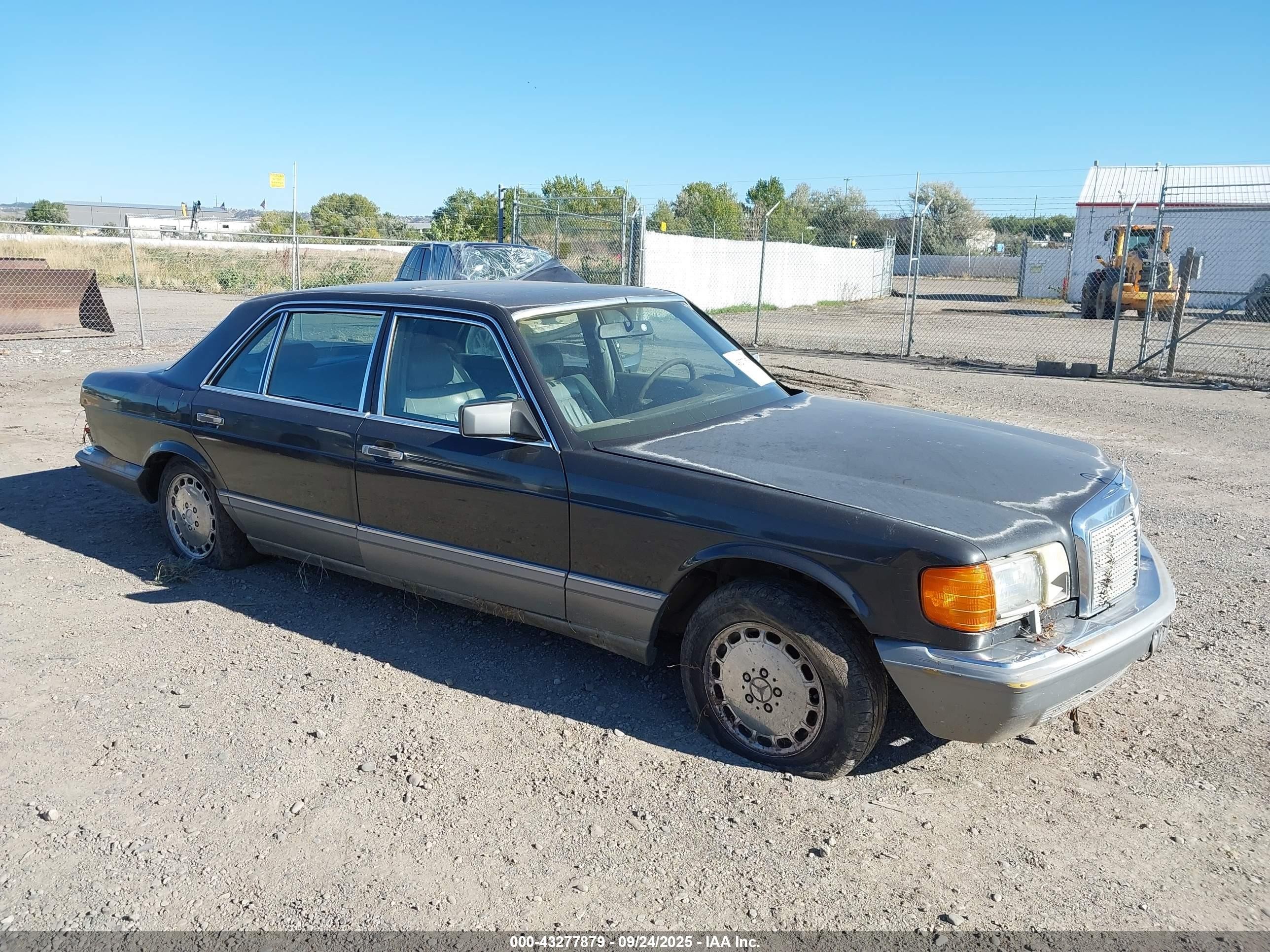 1987 Mercedes-benz 560 Sel Gray vin: WDBCA39D6HA358287