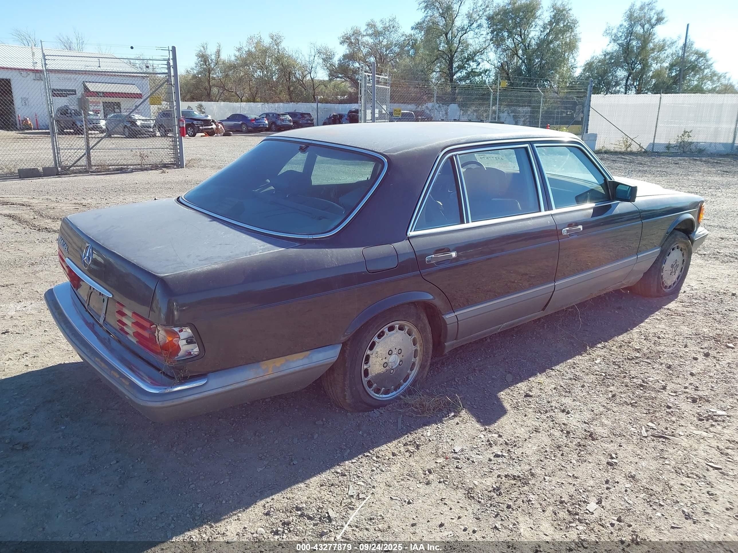 1987 Mercedes-benz 560 Sel Gray vin: WDBCA39D6HA358287
