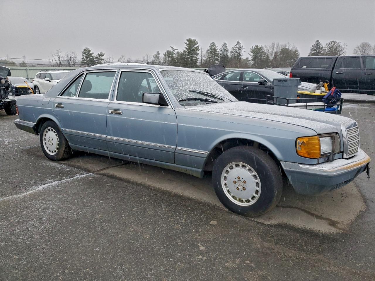 1987 Mercedes-benz 560 Sel Gray vin: WDBCA39D9HA353715