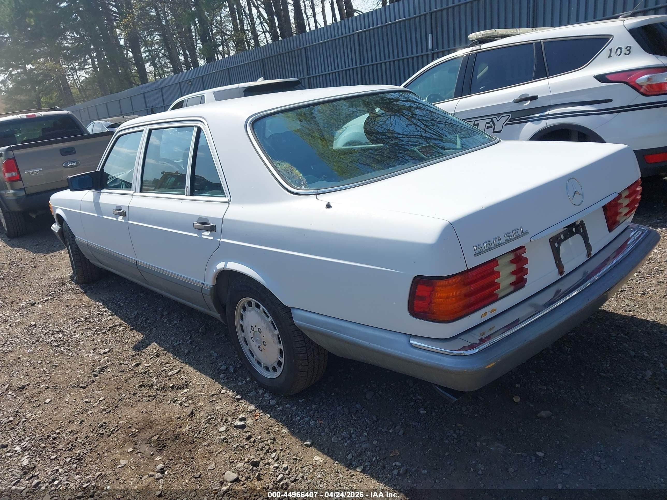 1988 Mercedes-benz 560 Sel Белый vin: WDBCA39DXJA420974