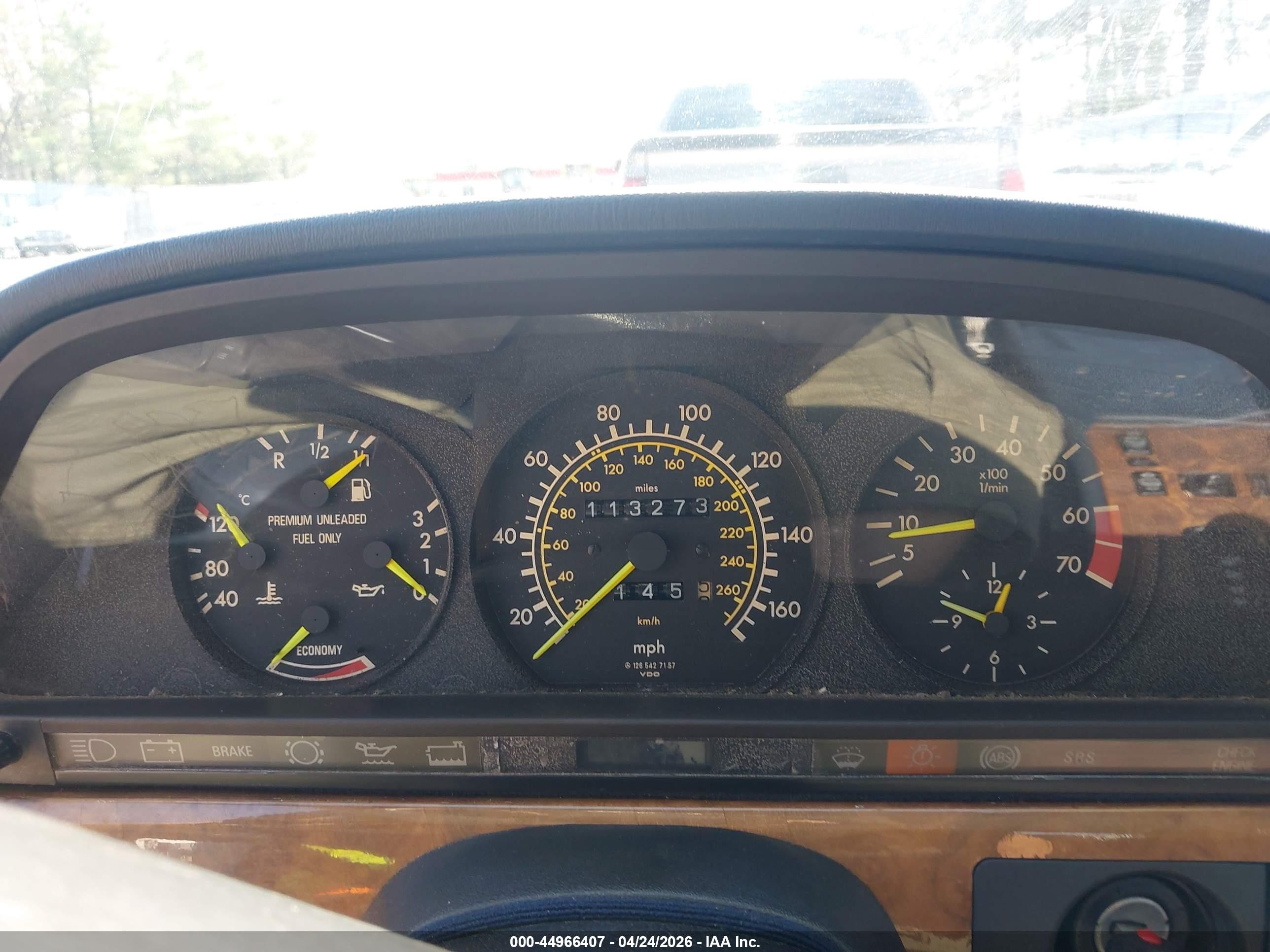 1988 Mercedes-benz 560 Sel Белый vin: WDBCA39DXJA420974