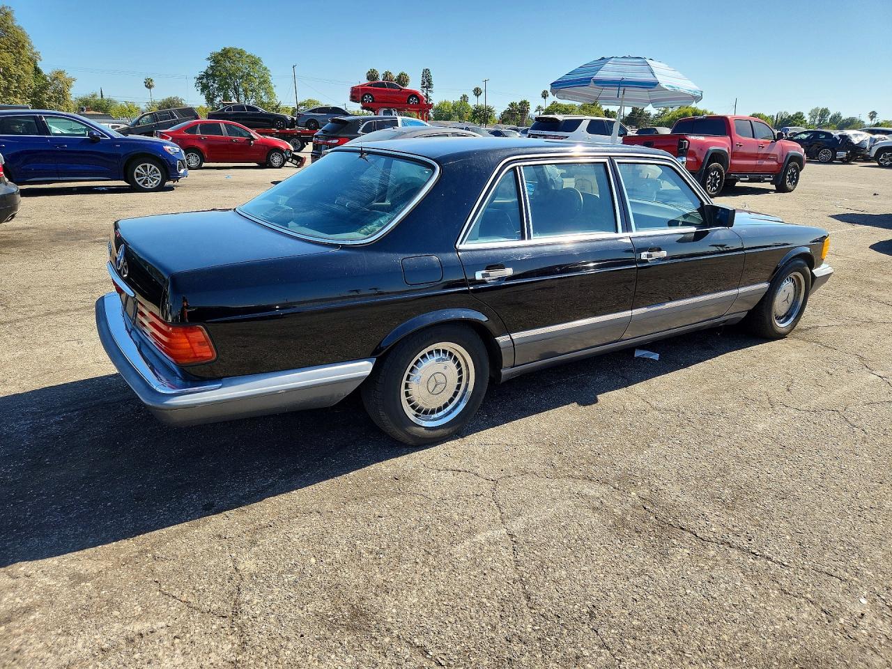 1989 Mercedes-benz 560 Sel Черный vin: WDBCA39E0KA485178