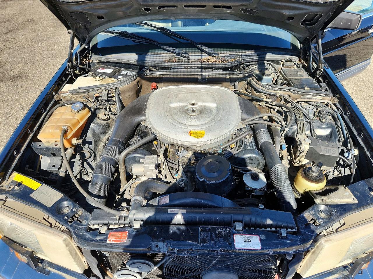 1989 Mercedes-benz 560 Sel Черный vin: WDBCA39E0KA485178