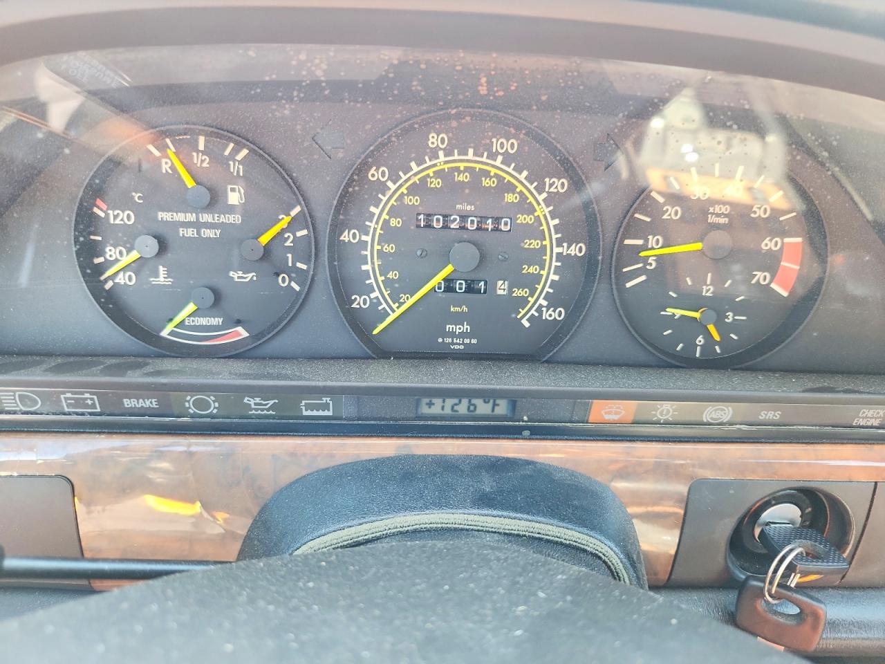1989 Mercedes-benz 560 Sel Черный vin: WDBCA39E0KA485178