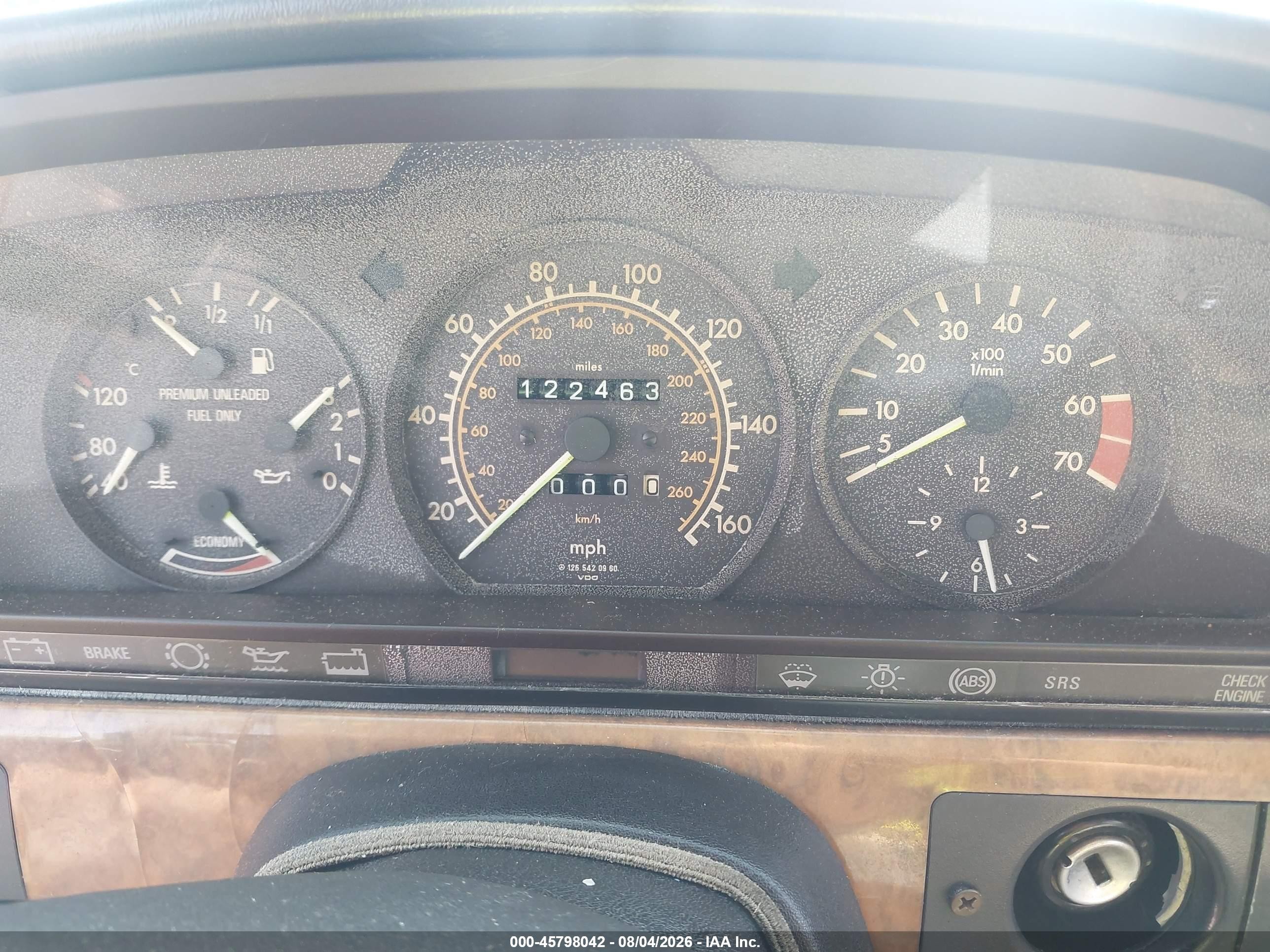 1989 Mercedes-benz 560 Sel Blue vin: WDBCA39E2KA483044