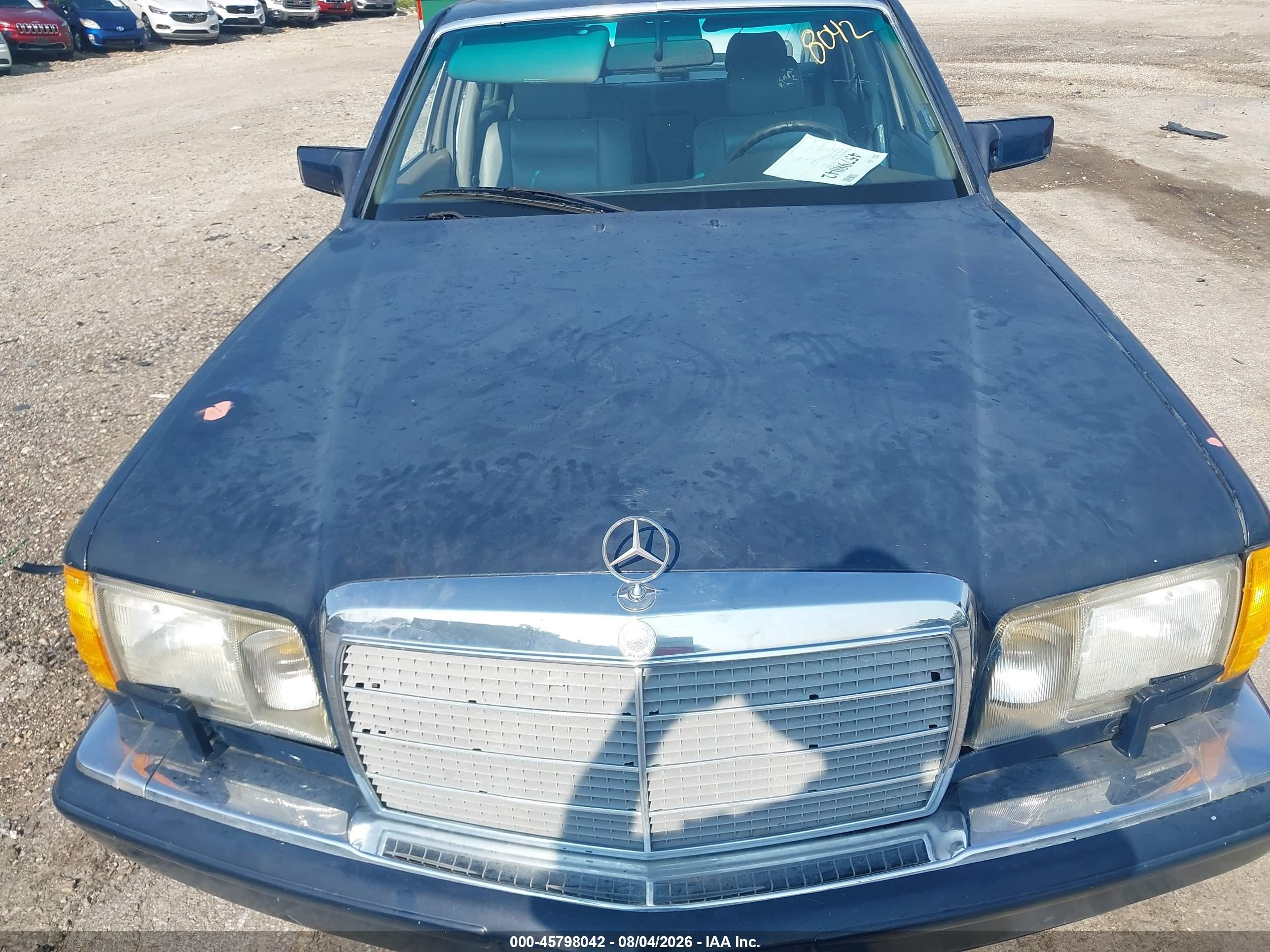 1989 Mercedes-benz 560 Sel Blue vin: WDBCA39E2KA483044