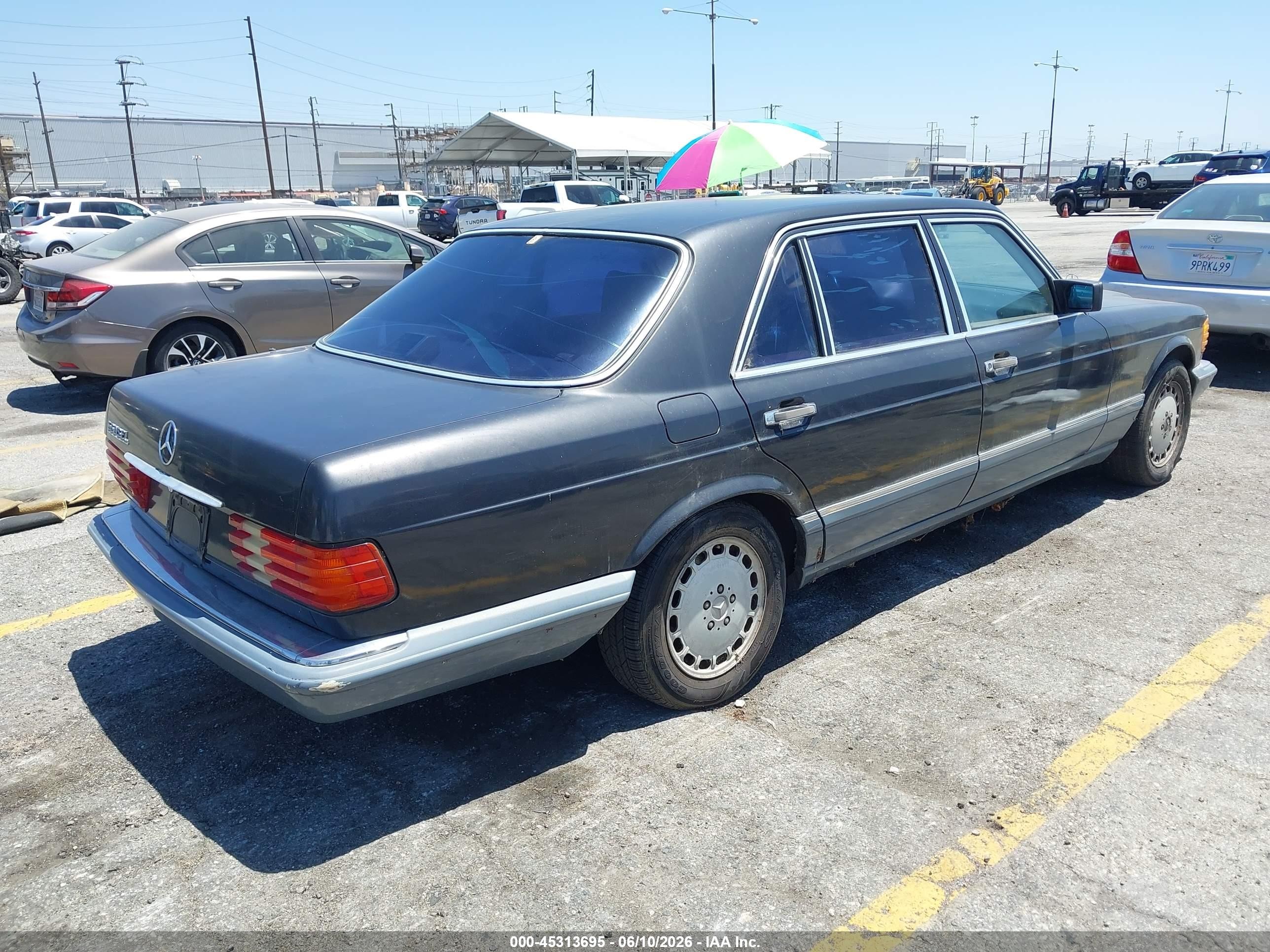 1990 Mercedes-benz 560 Sel Green vin: WDBCA39E2LA501303