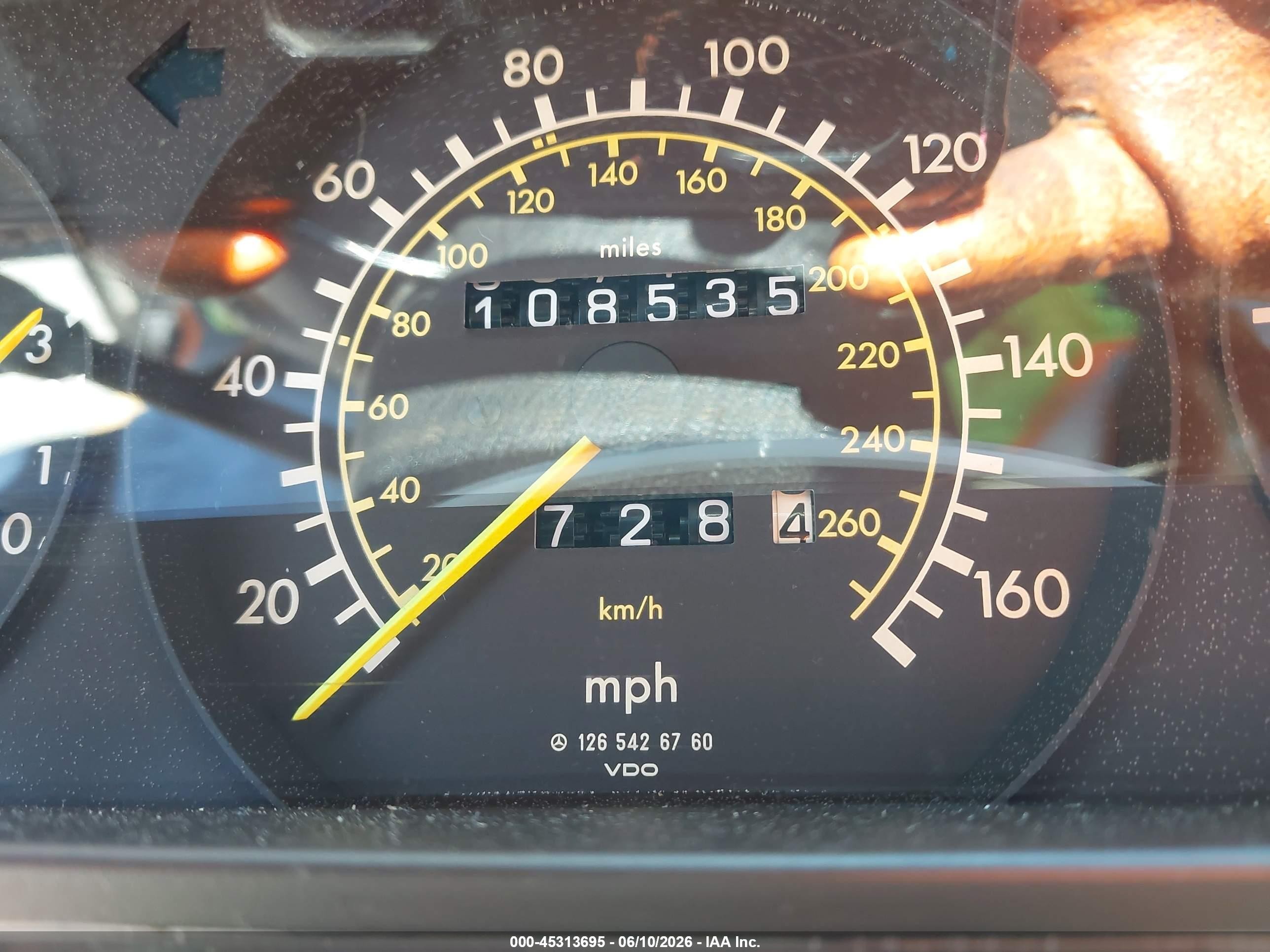 1990 Mercedes-benz 560 Sel Green vin: WDBCA39E2LA501303