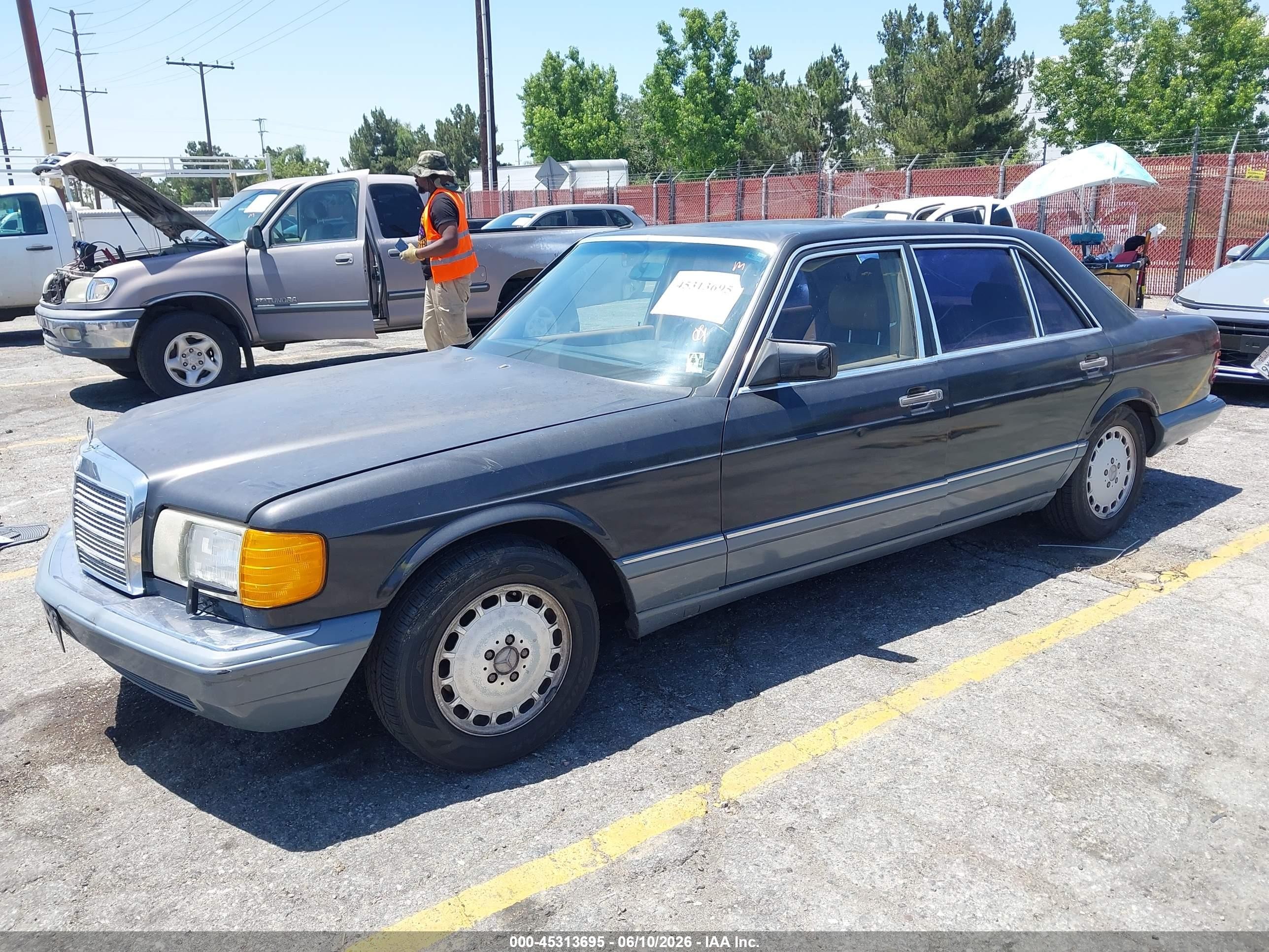 1990 Mercedes-benz 560 Sel Green vin: WDBCA39E2LA501303