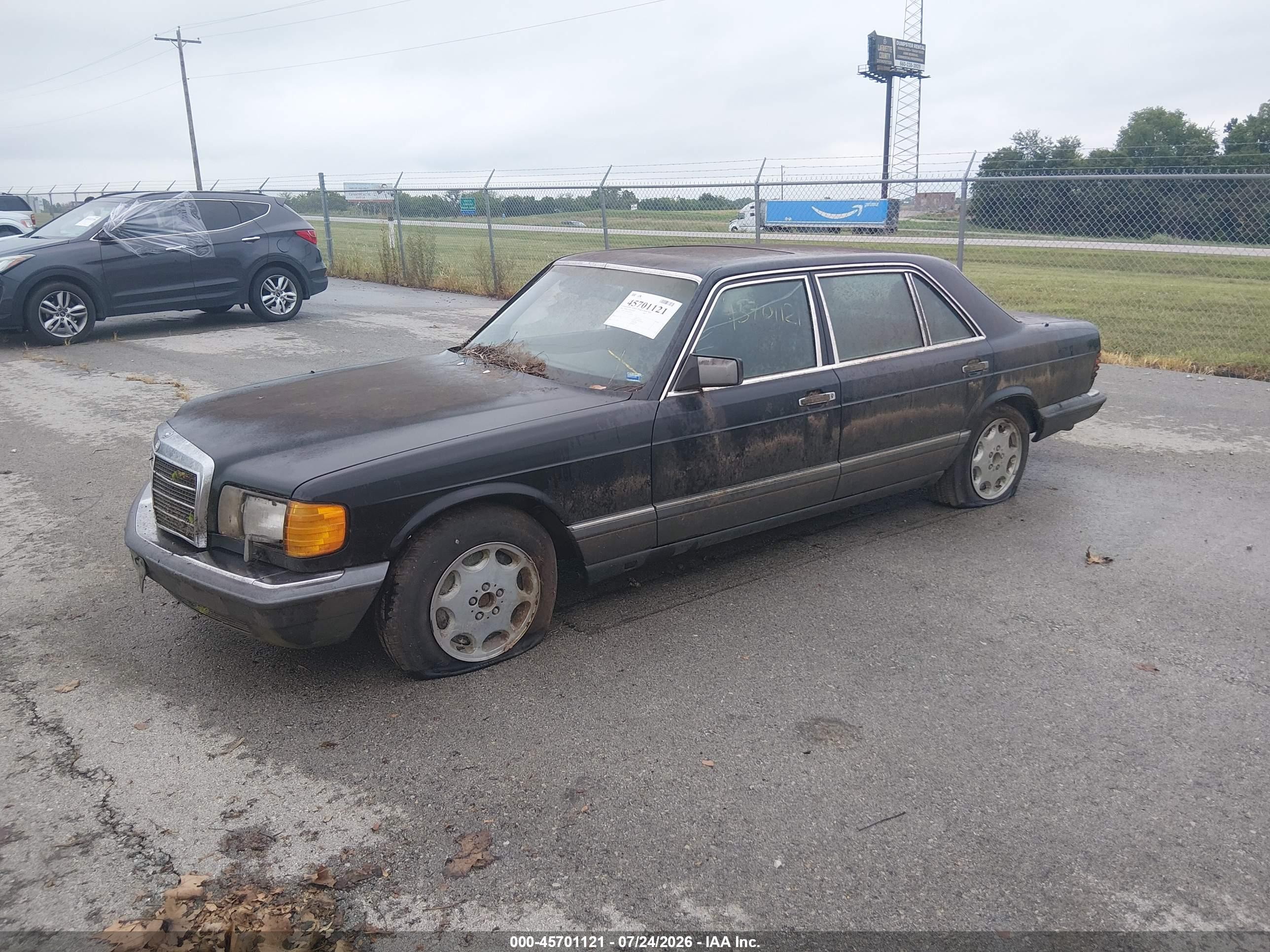 1989 Mercedes-benz 560 Sel Черный vin: WDBCA39E4KA493252