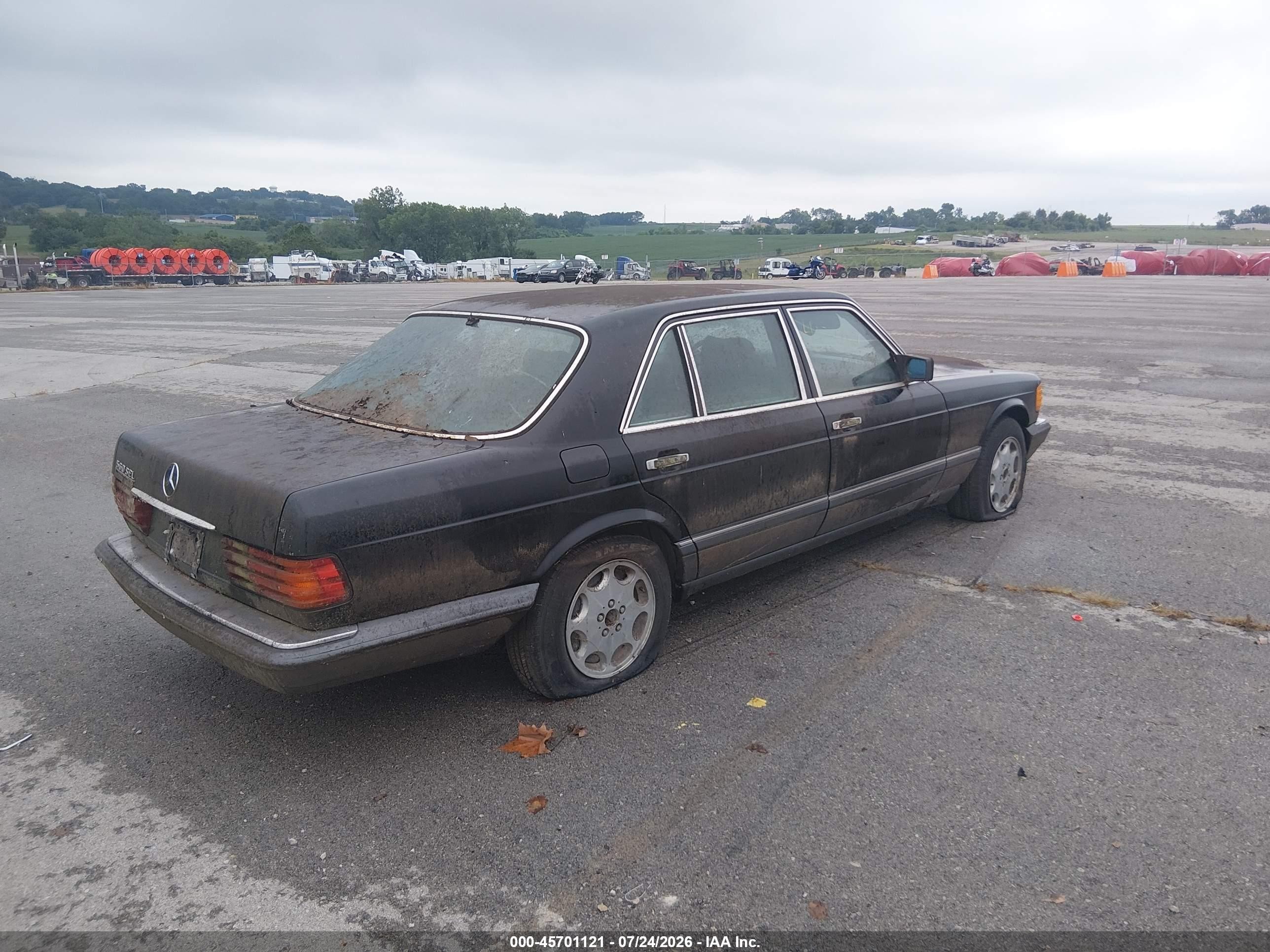1989 Mercedes-benz 560 Sel Черный vin: WDBCA39E4KA493252