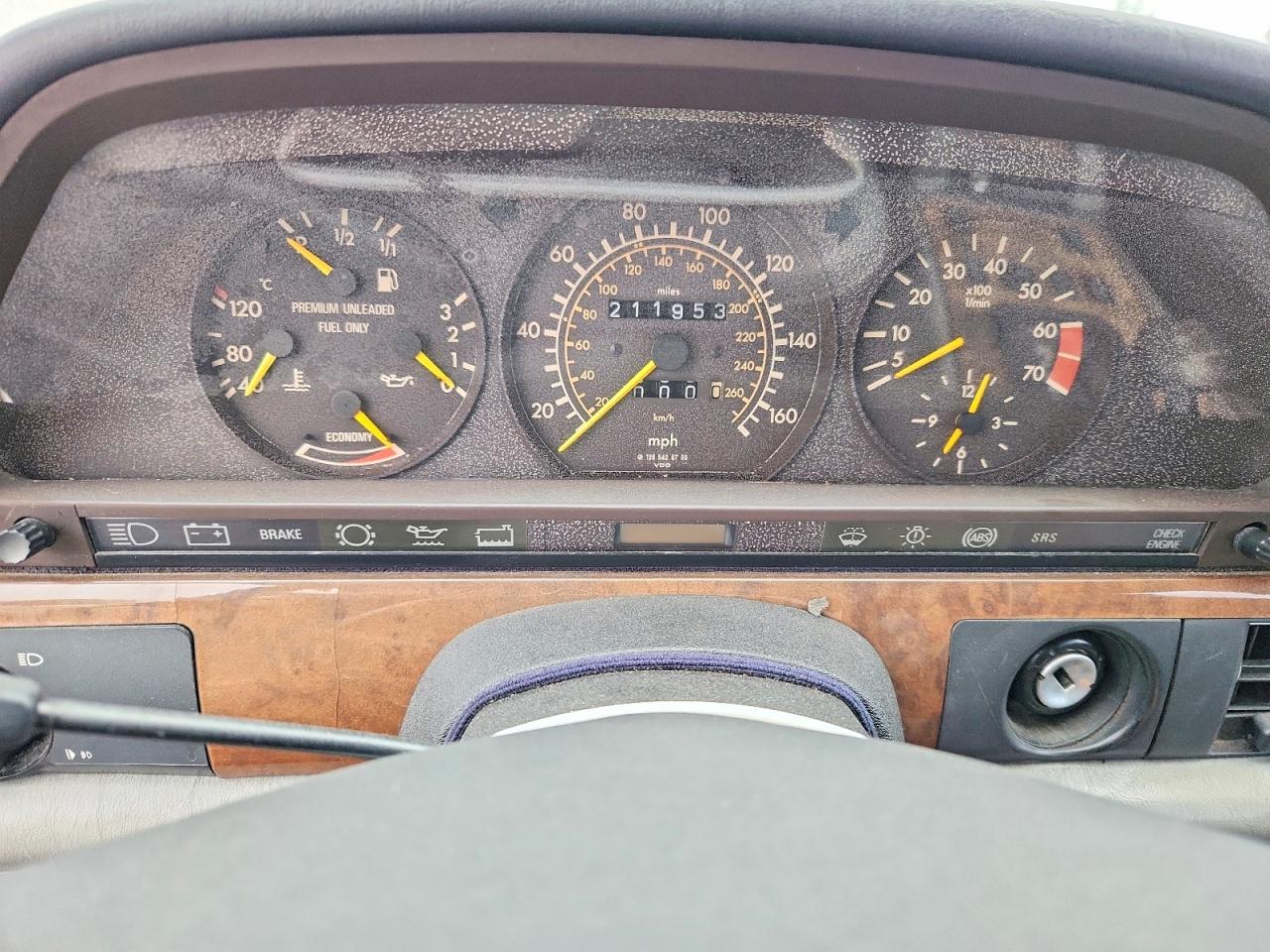 1991 Mercedes-benz 560 Sel Gray vin: WDBCA39E5MA557687