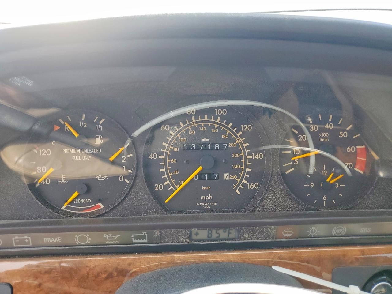 1991 Mercedes-benz 560 Sel Tan vin: WDBCA39E5MA601462