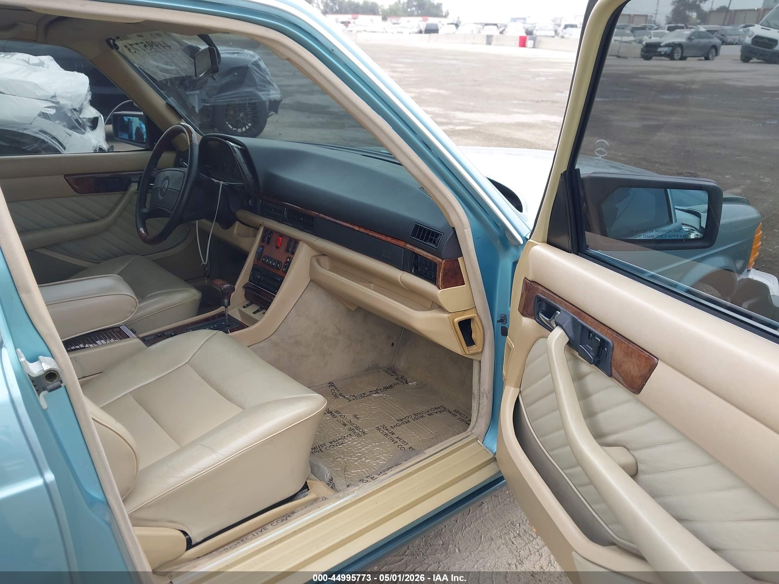 1991 Mercedes-benz 560 Sel Teal vin: WDBCA39E5MA602658