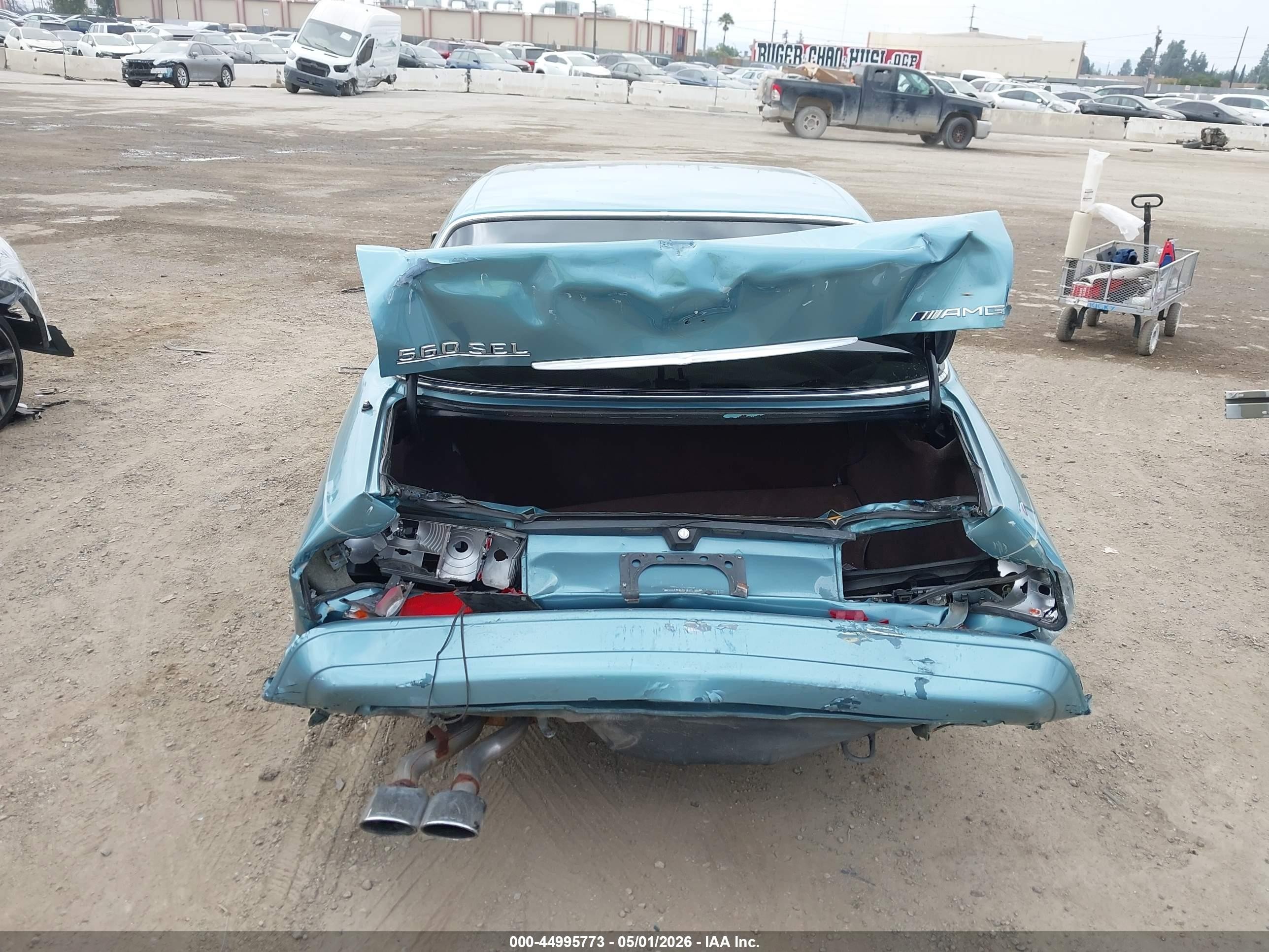 1991 Mercedes-benz 560 Sel Teal vin: WDBCA39E5MA602658